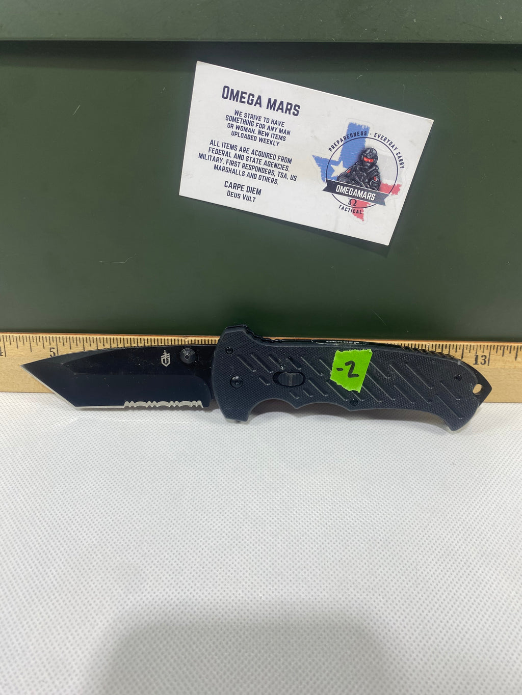 Gerber #-2. 06 FAST. Light usage.