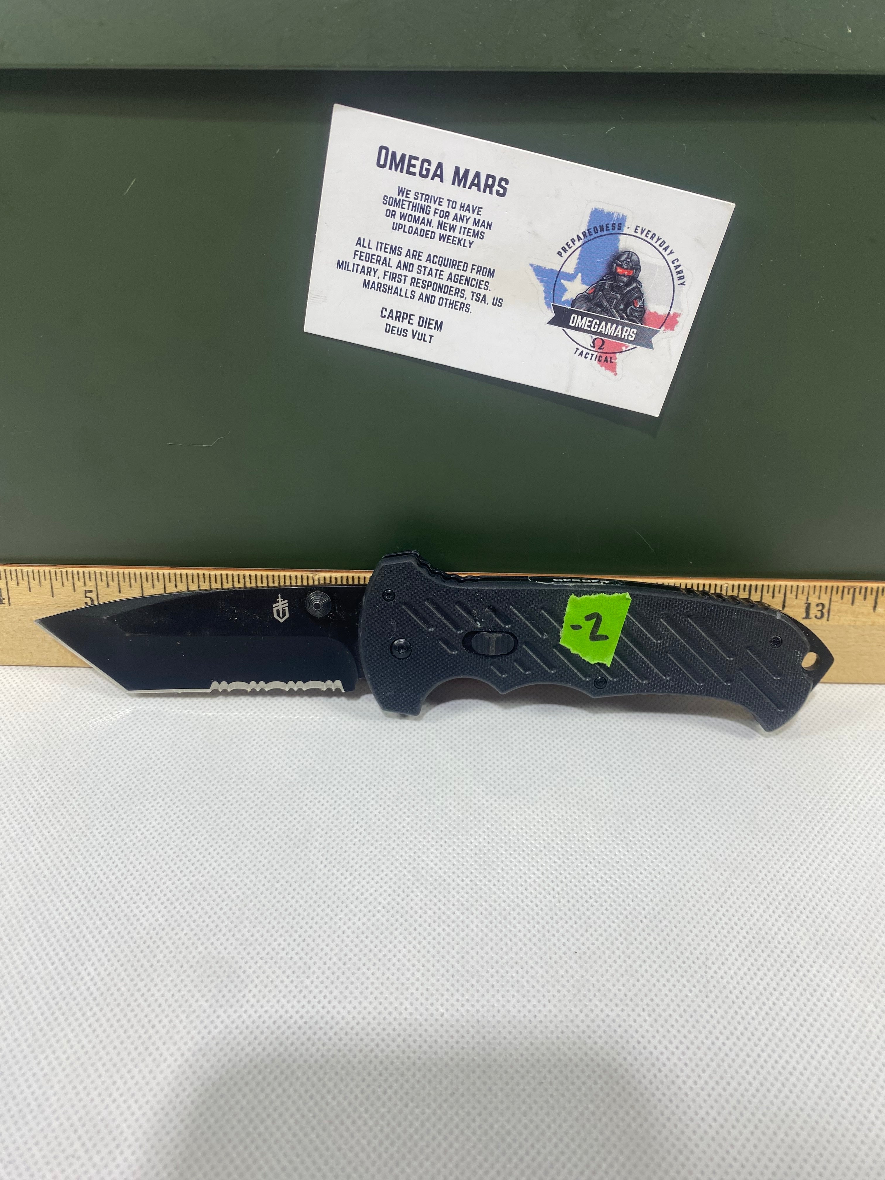 Gerber #-2. 06 FAST. Light usage.