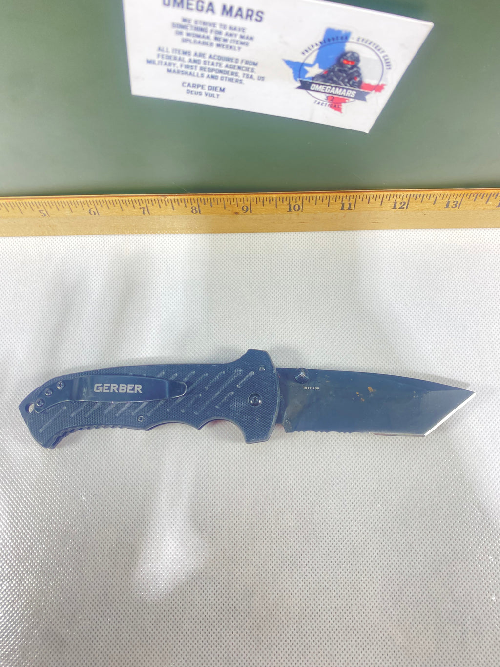 Gerber #-3. 06 FAST. Light usage.