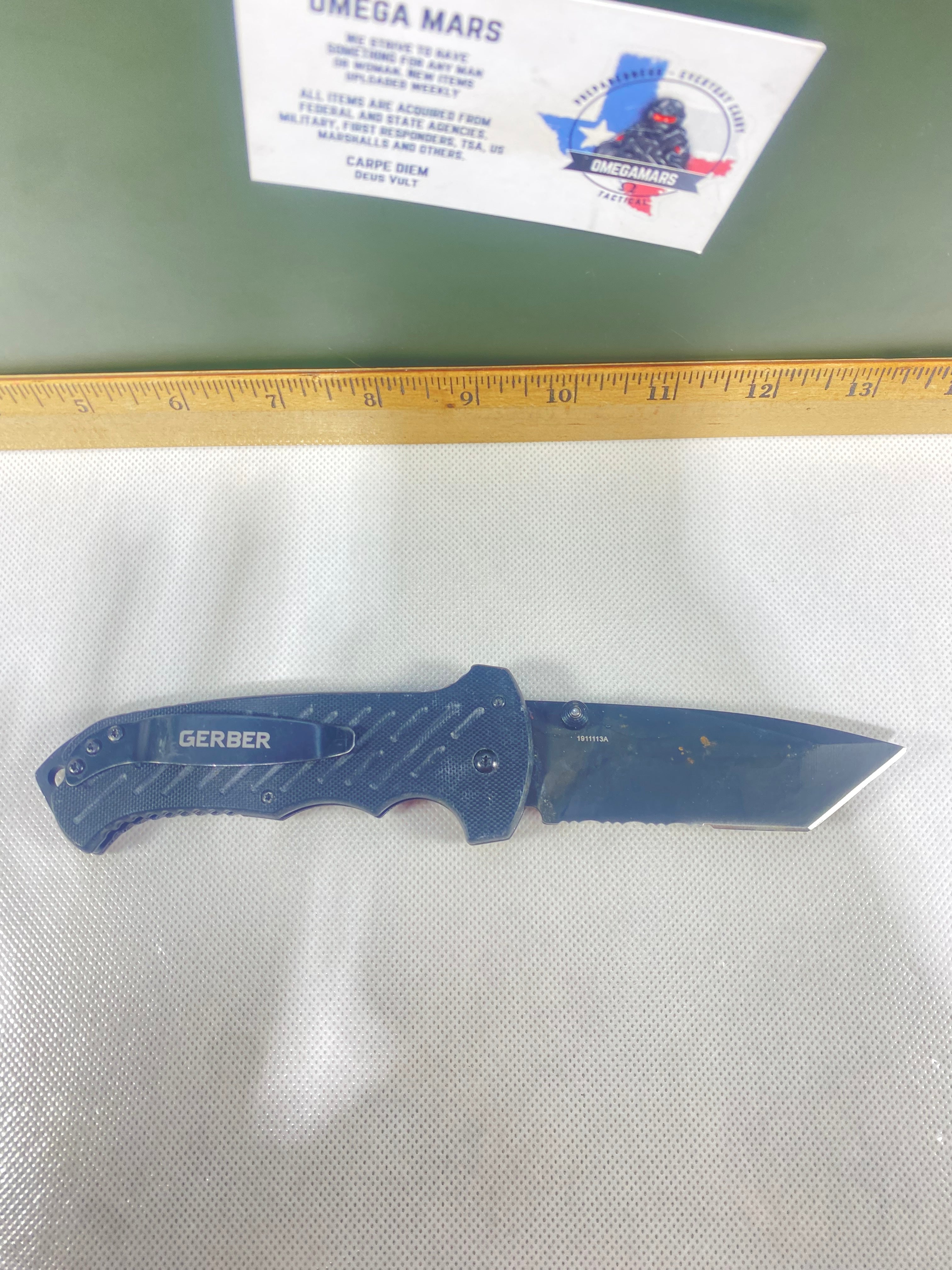 Gerber #-3. 06 FAST. Light usage.