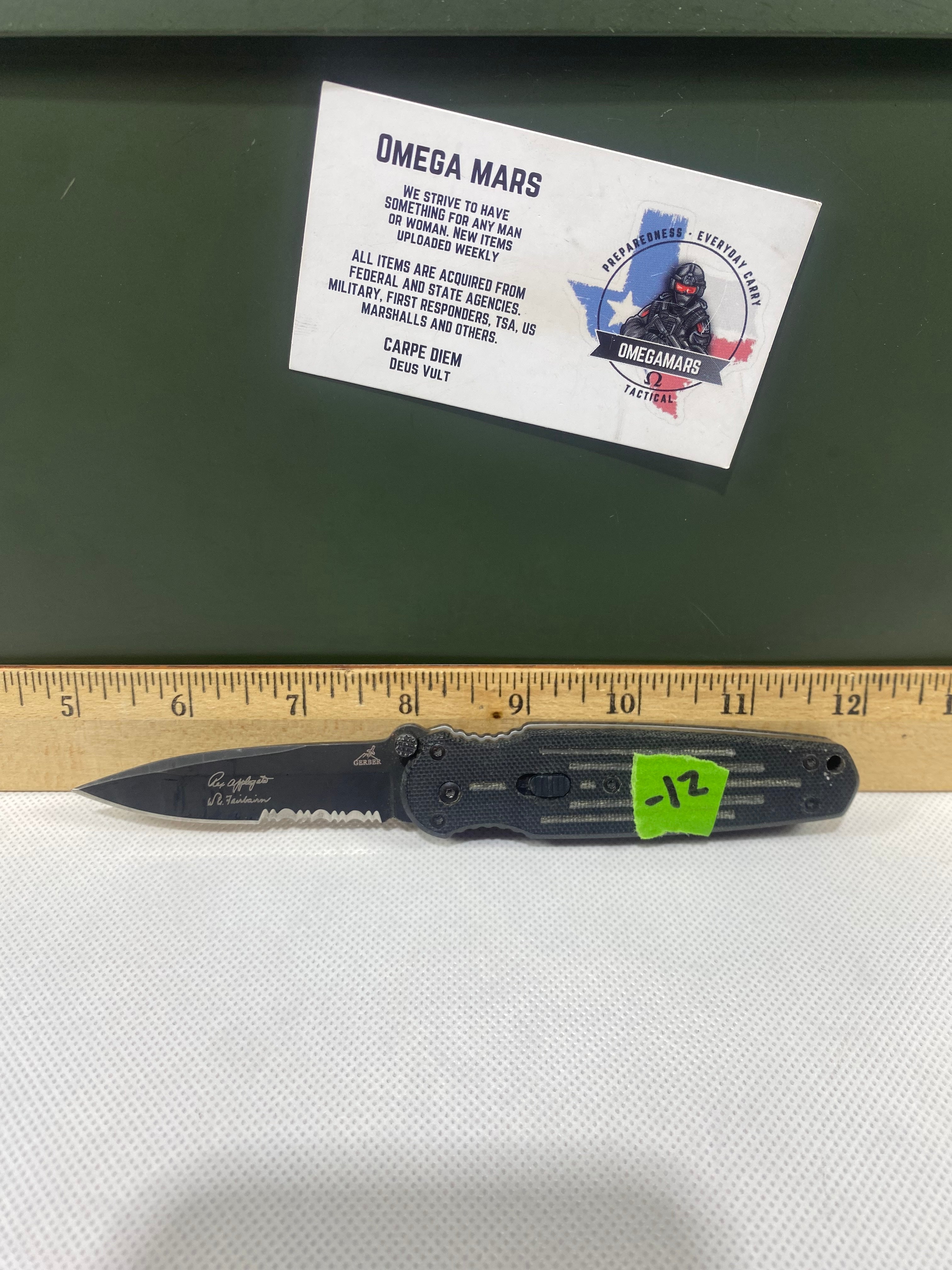Gerber #-12. Mini Covert. Light usage.