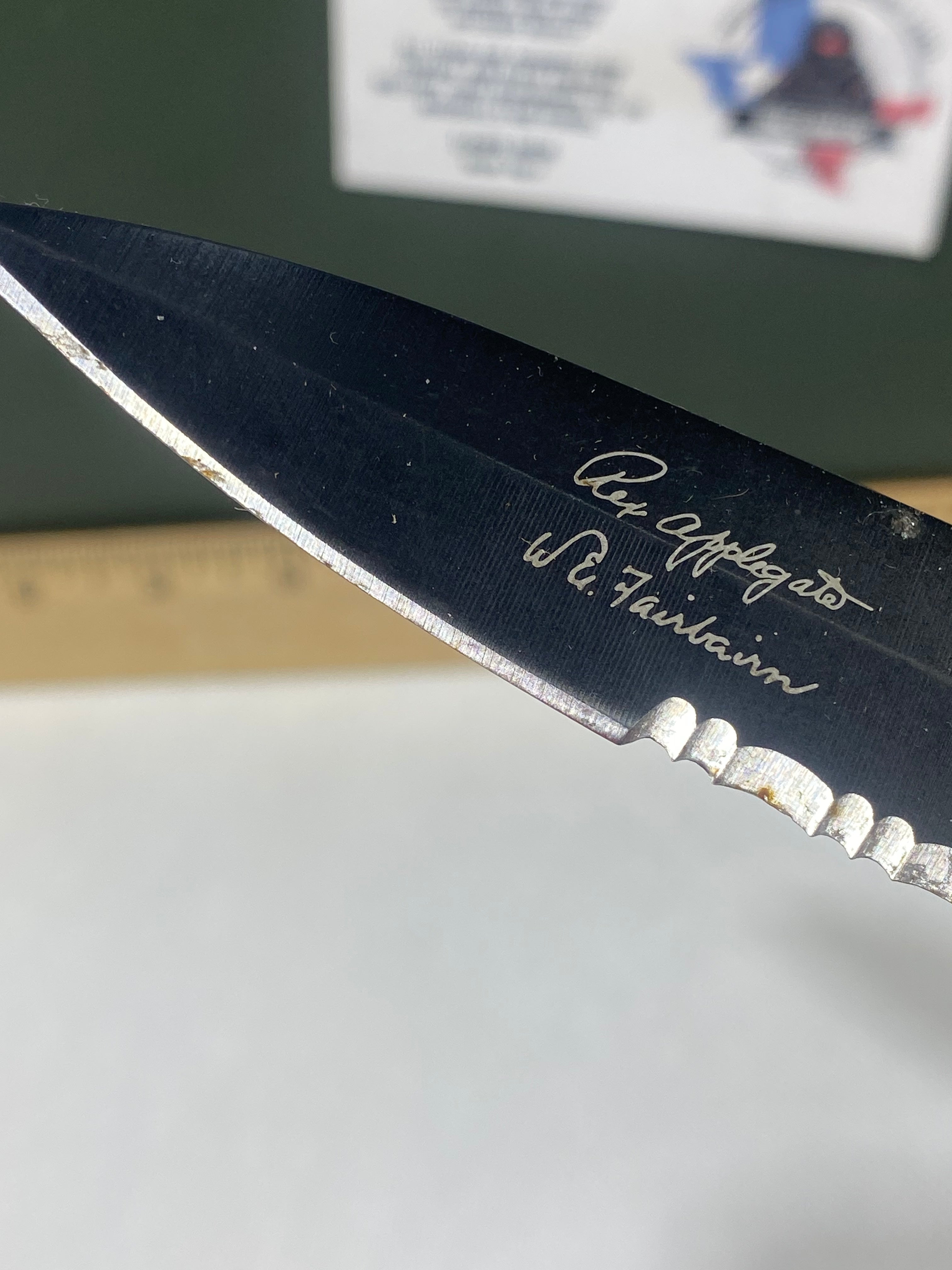 Gerber #-15. FAST Folding Covert. Light usage. Dings on the blade.