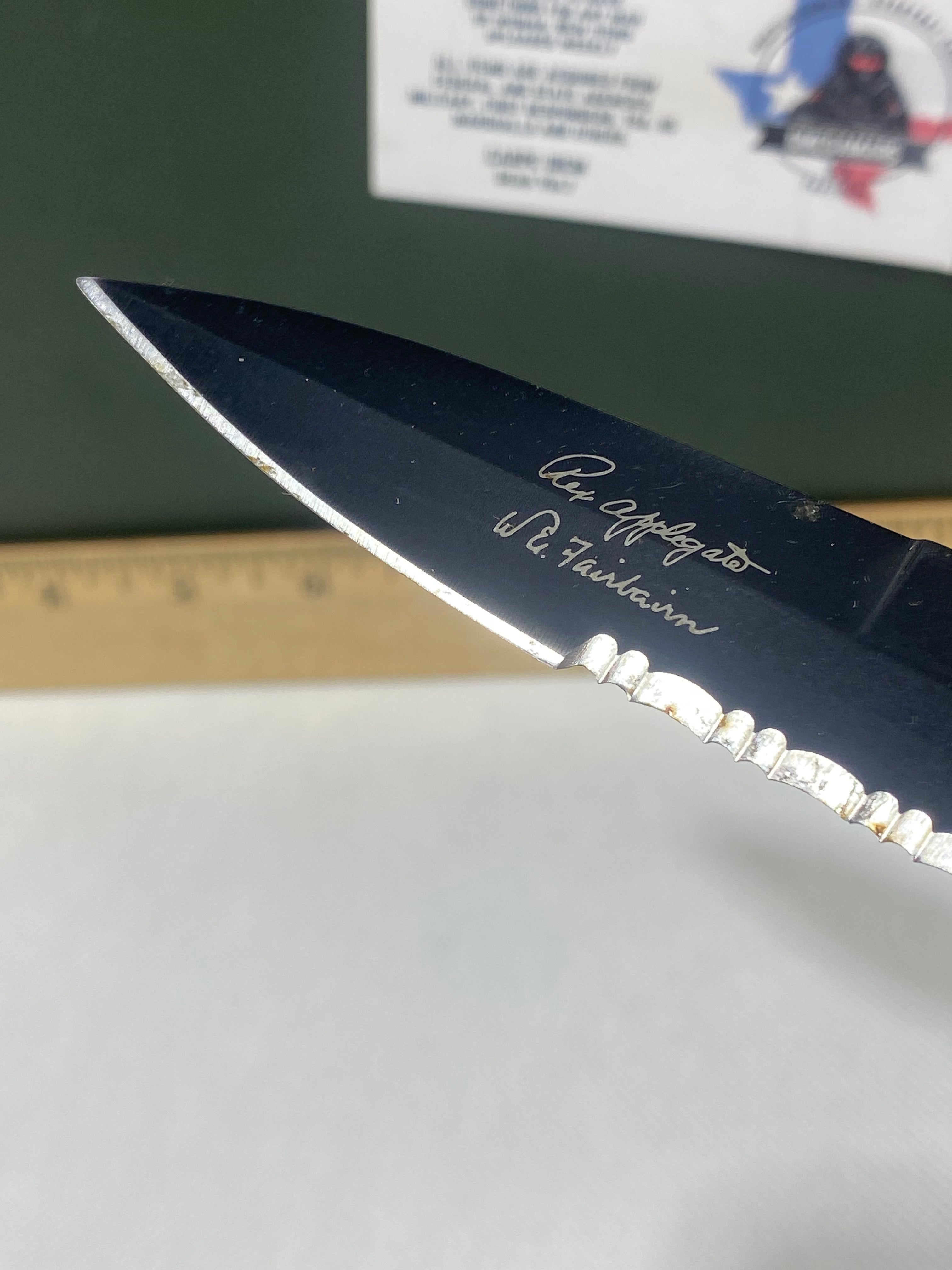 Gerber #-15. FAST Folding Covert. Light usage. Dings on the blade.