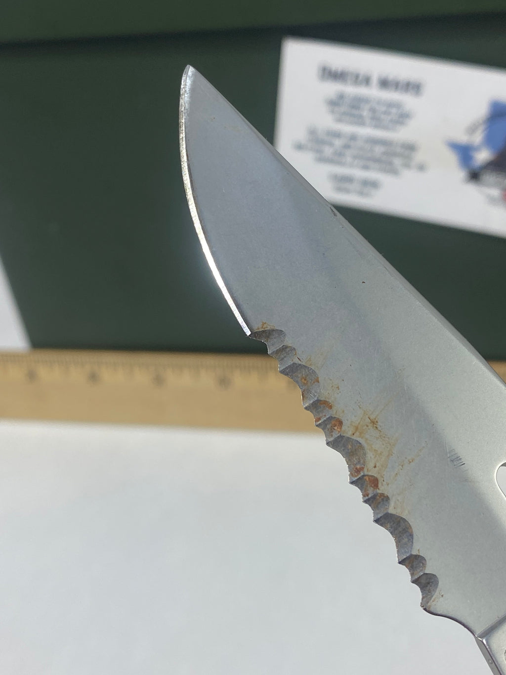 Gerber #-20. EZ Out. Light usage. Dirty. Pocket clip bent out.