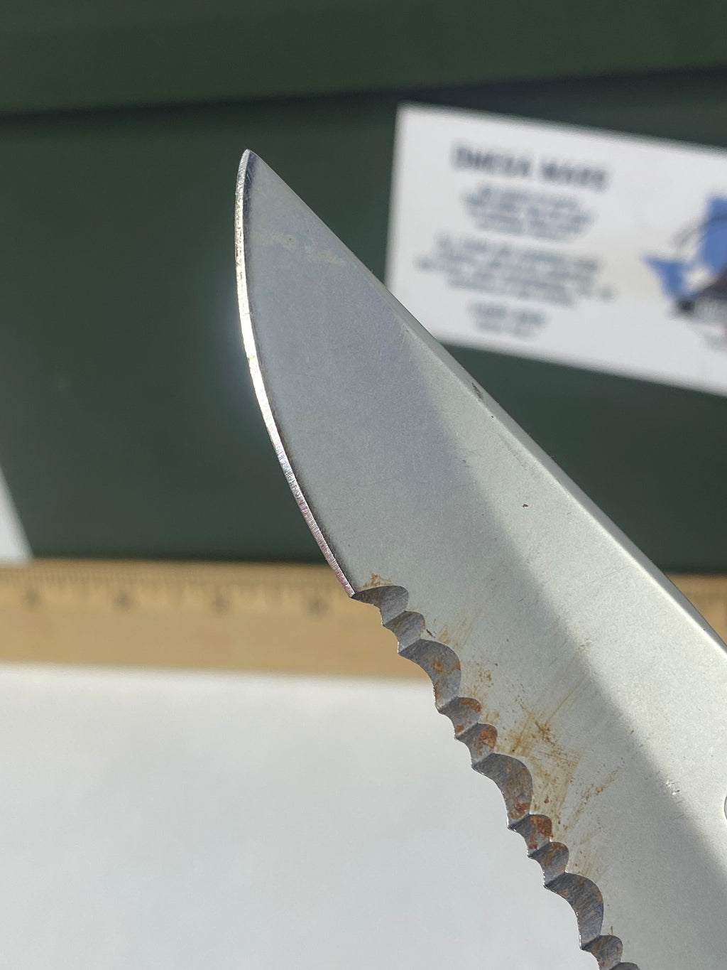 Gerber #-20. EZ Out. Light usage. Dirty. Pocket clip bent out.