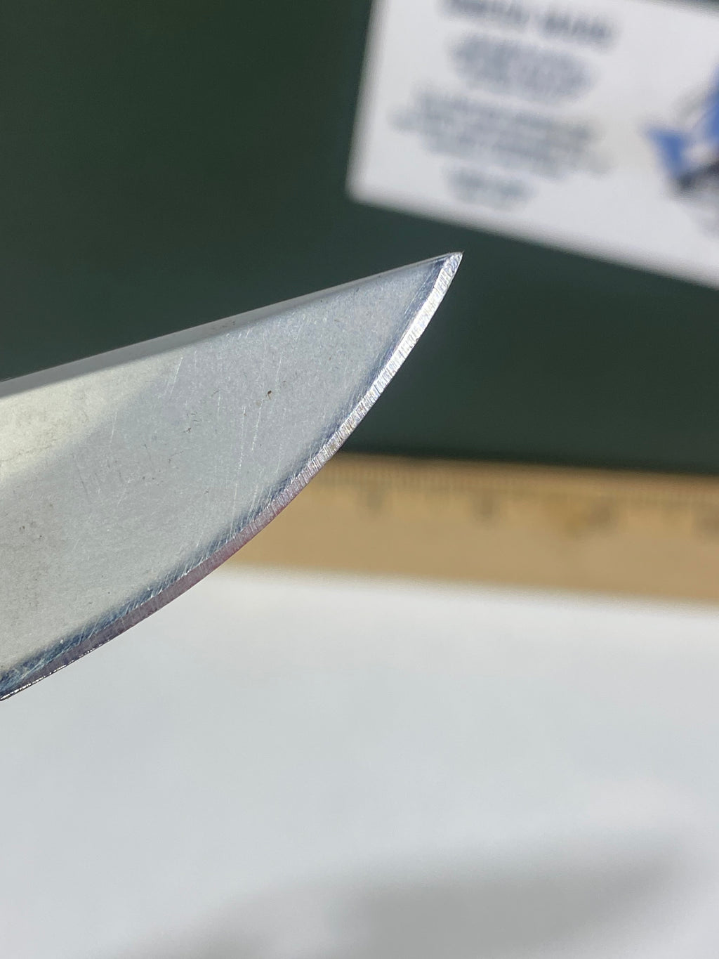 Gerber #-21. EZ Out. Light usage. Resharpened.