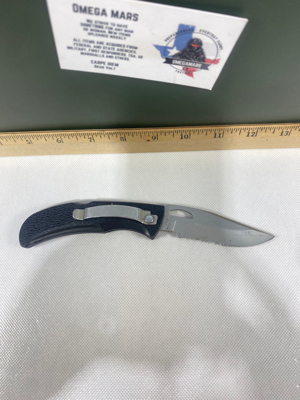 Gerber #-22. EZ Out. Light usage. Dirty.