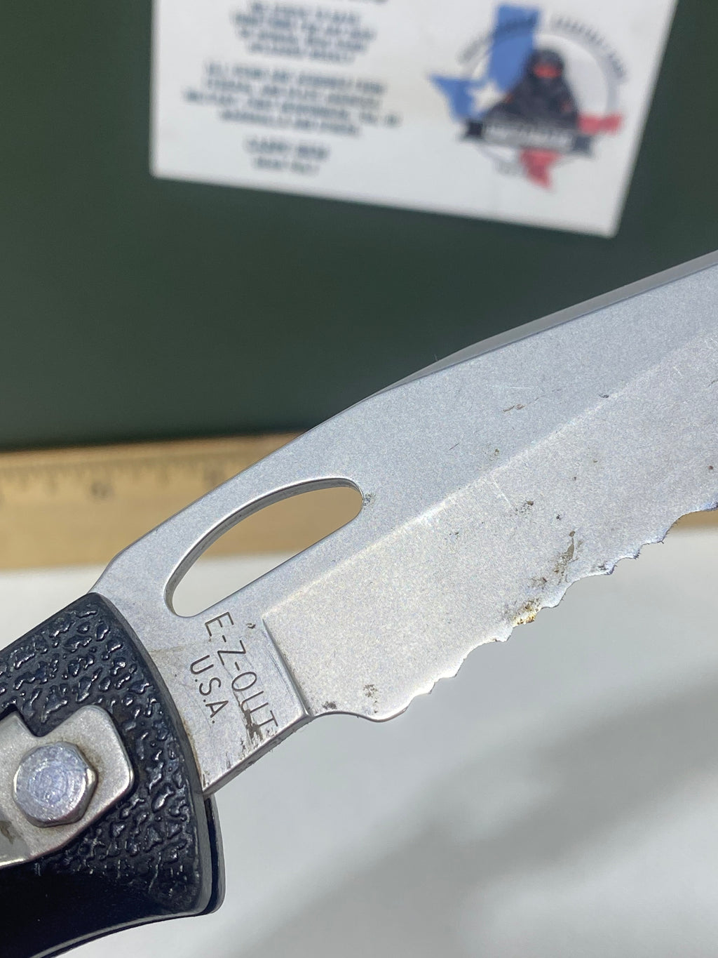 Gerber #-22. EZ Out. Light usage. Dirty.