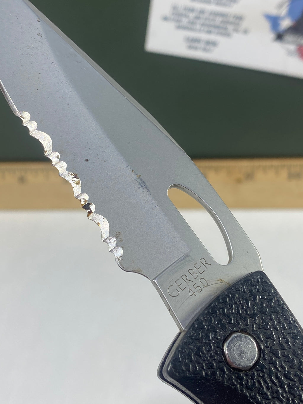 Gerber #-22. EZ Out. Light usage. Dirty.