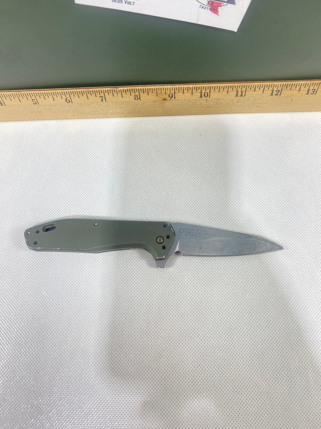 Gerber #-25. Fastball. Light usage. Missing Pocket Clip. Resharpened.