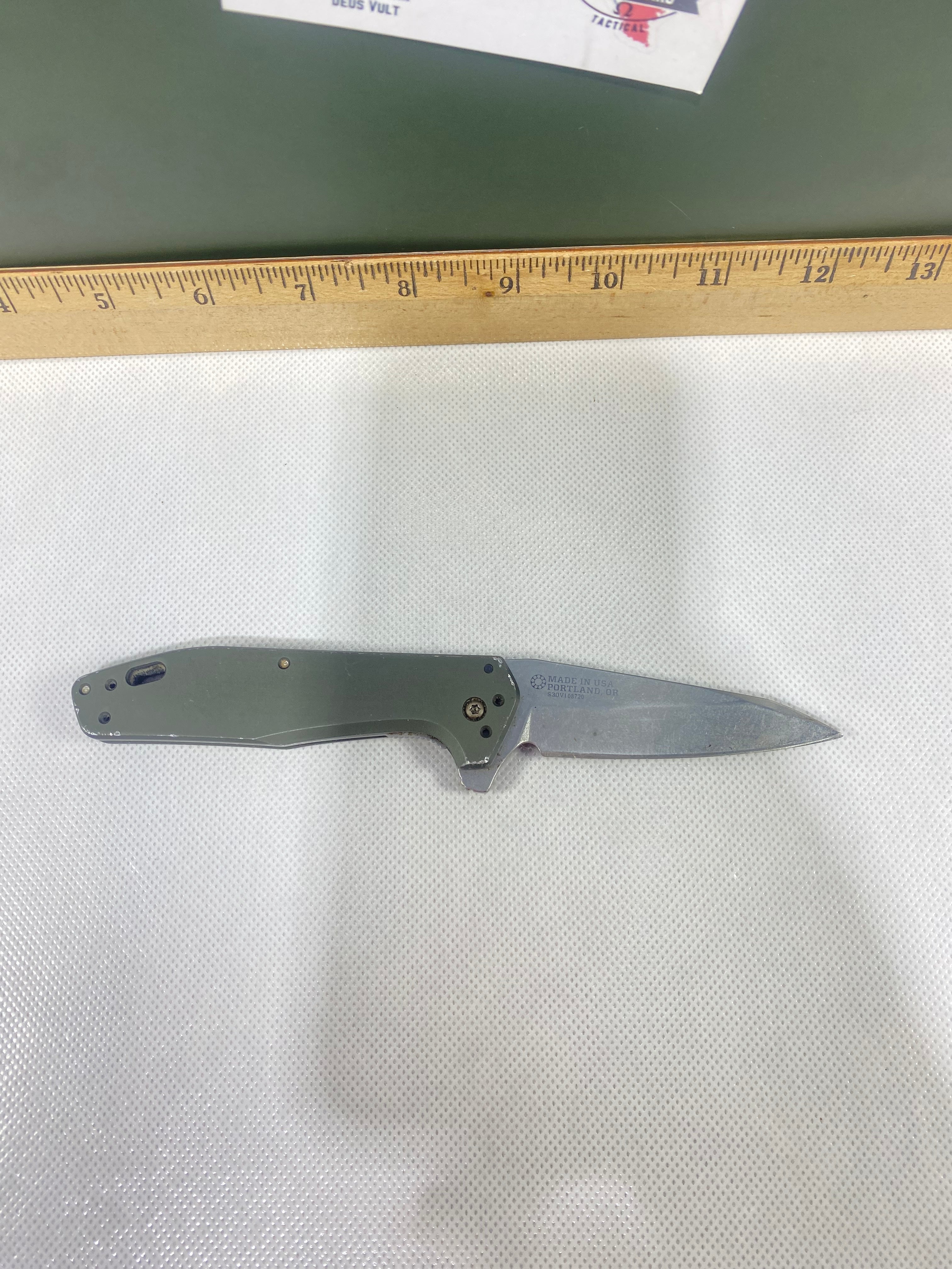 Gerber #-25. Fastball. Light usage. Missing Pocket Clip. Resharpened.