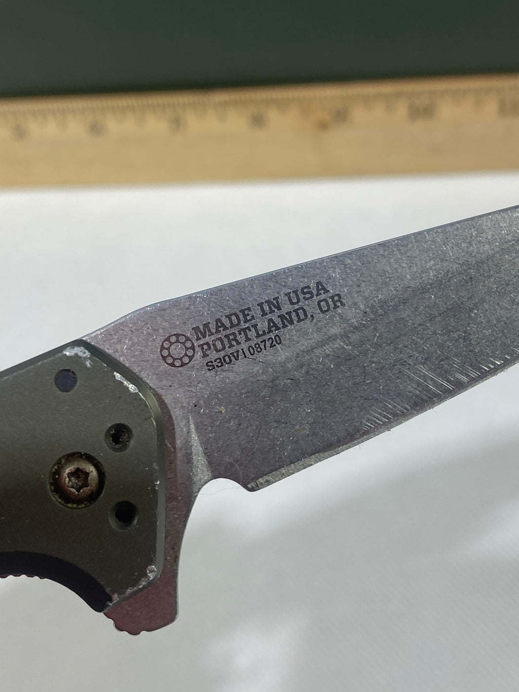 Gerber #-25. Fastball. Light usage. Missing Pocket Clip. Resharpened.
