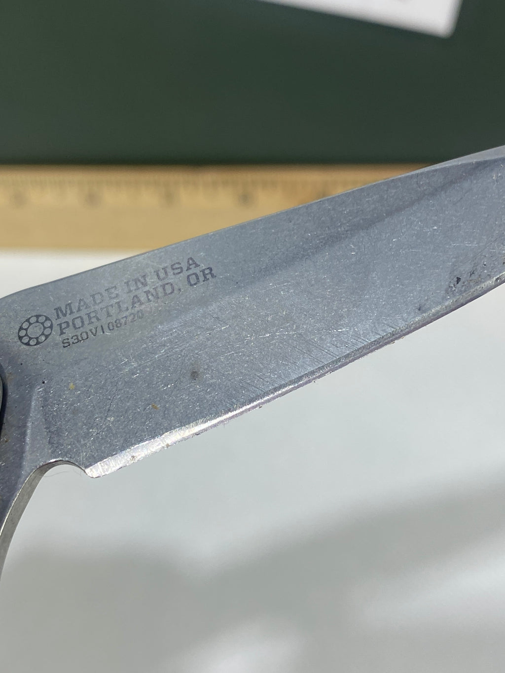 Gerber #-25. Fastball. Light usage. Missing Pocket Clip. Resharpened.