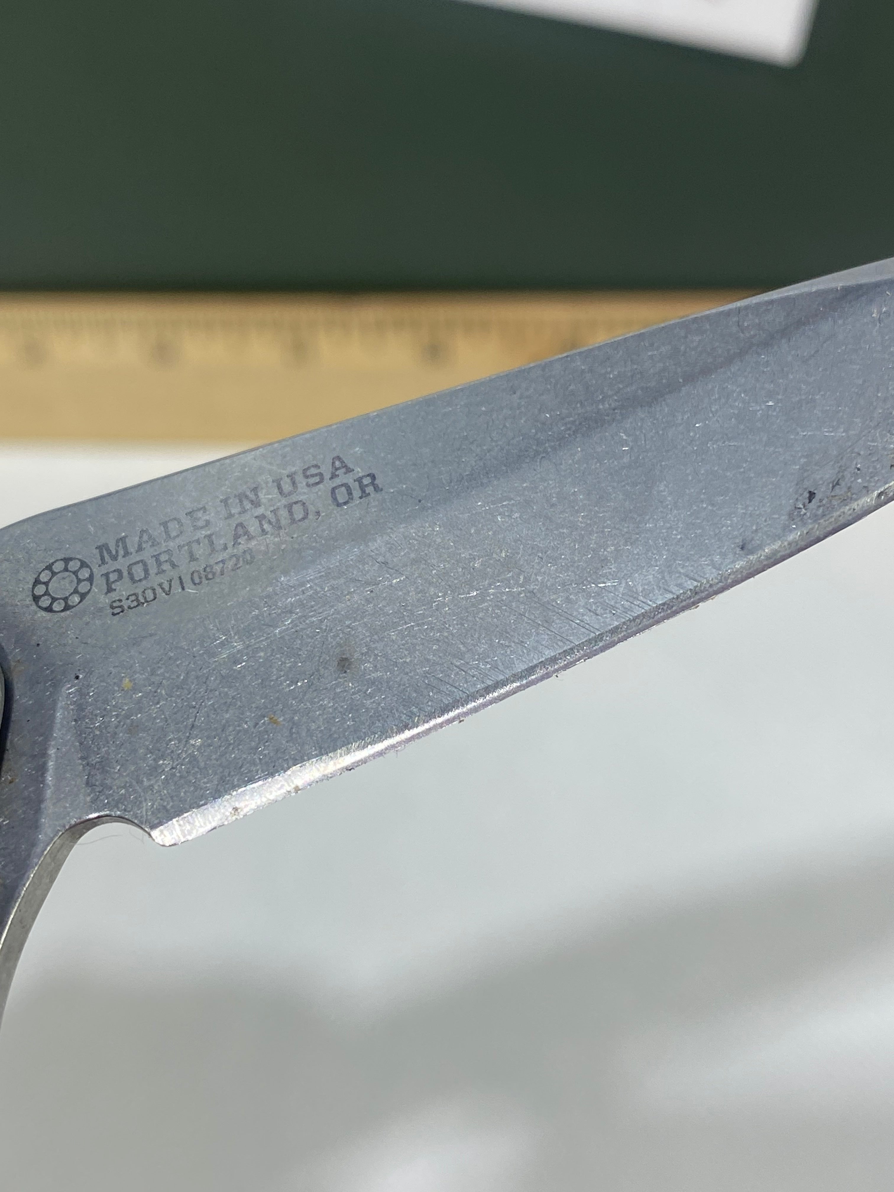Gerber #-25. Fastball. Light usage. Missing Pocket Clip. Resharpened.
