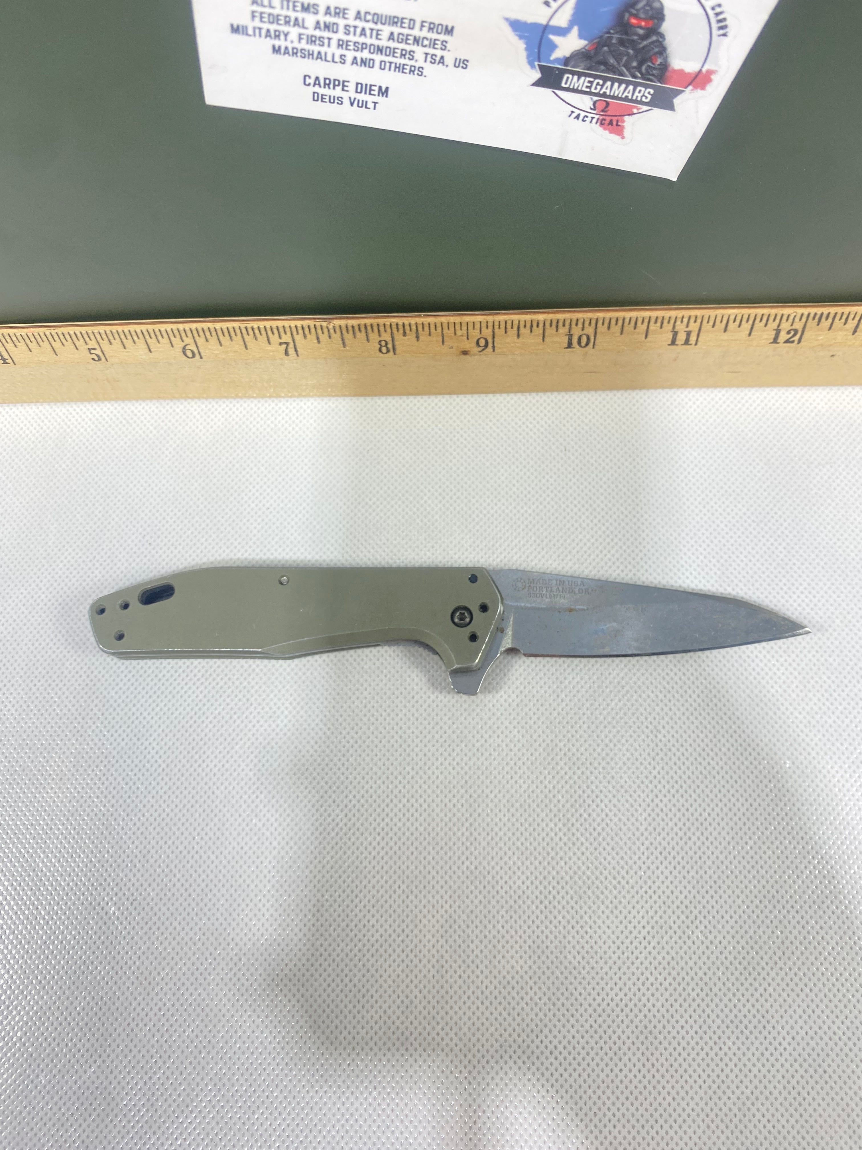 Gerber #-26. Fastball. Light usage. Missing Pocket Clip