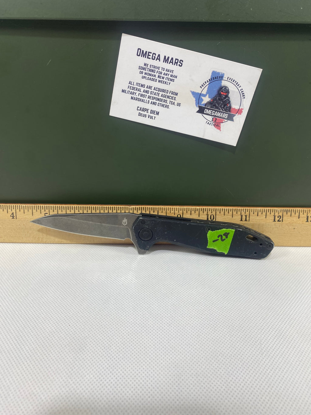 Gerber #-28. Fastball. Light usage.