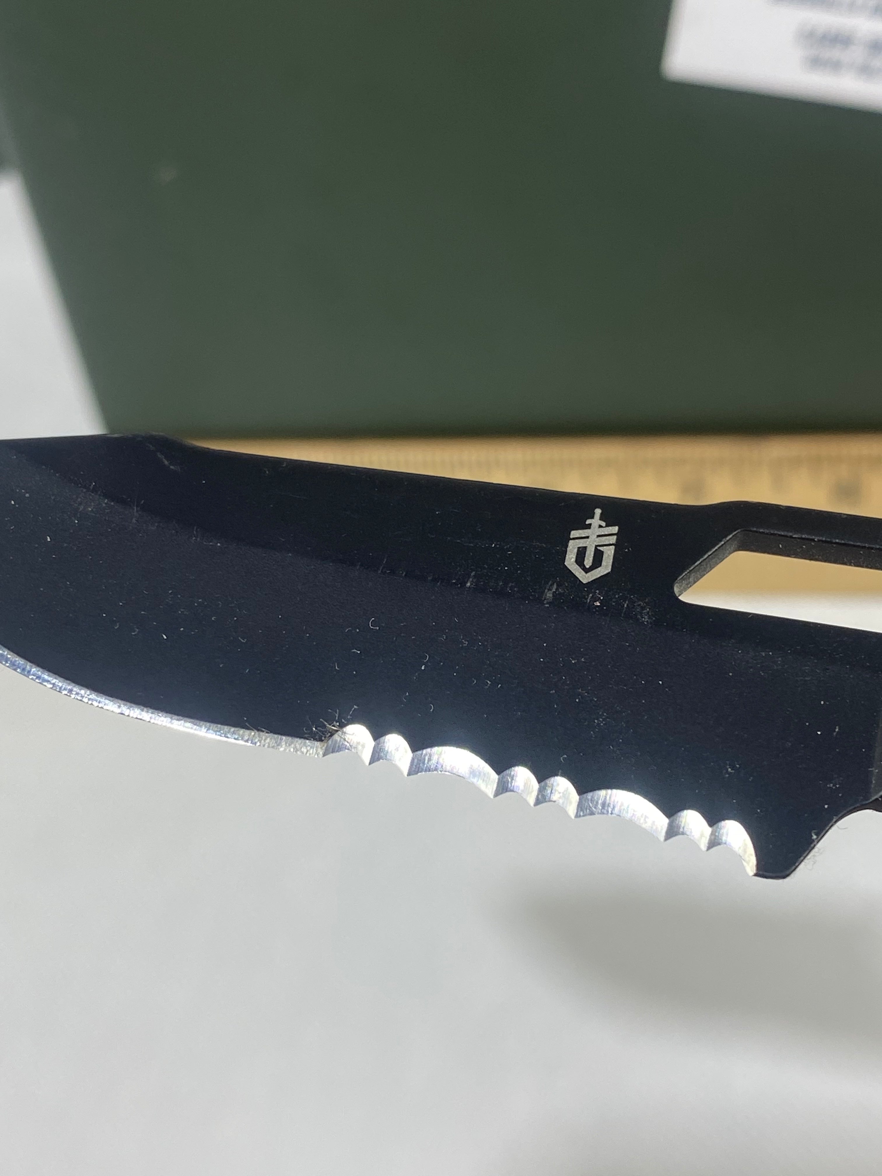 Gerber #-32. Order. Light usage. Pocket clip scratch