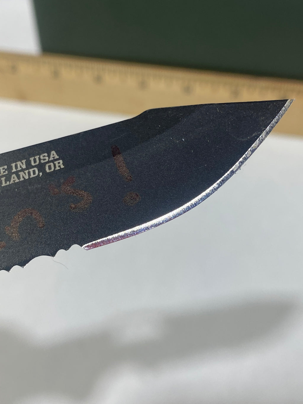 Gerber #-33. Order. Light usage. Name on it with a marker.