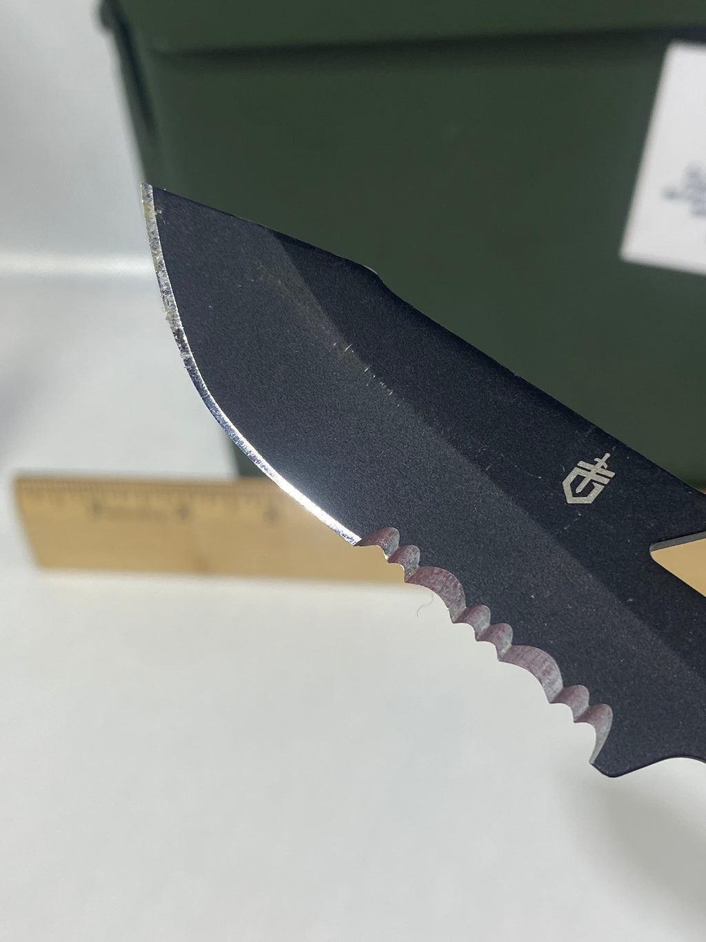 Gerber #-33. Order. Light usage. Name on it with a marker.
