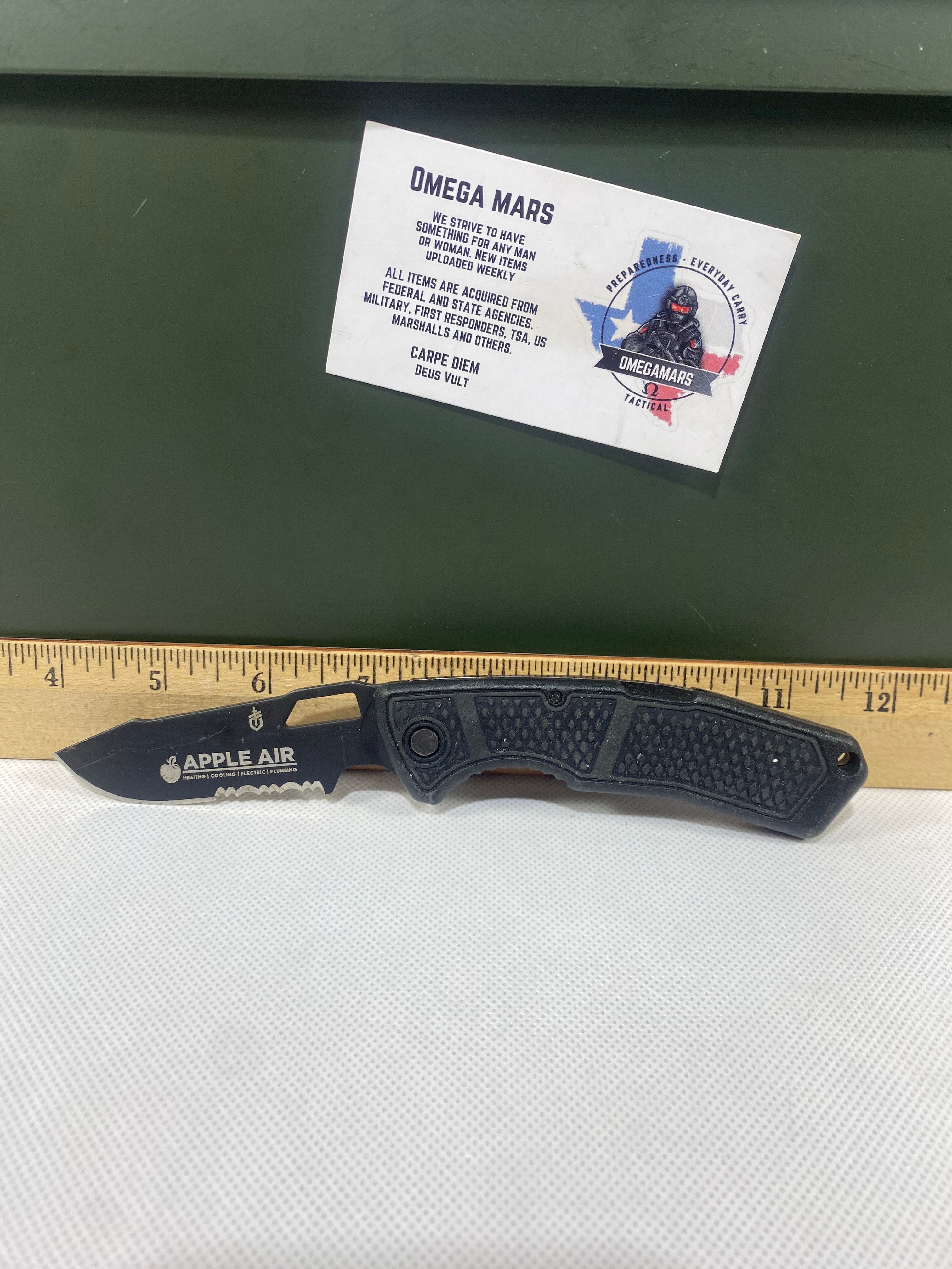 Gerber #-35. Order. Light usage. Dings on blade.