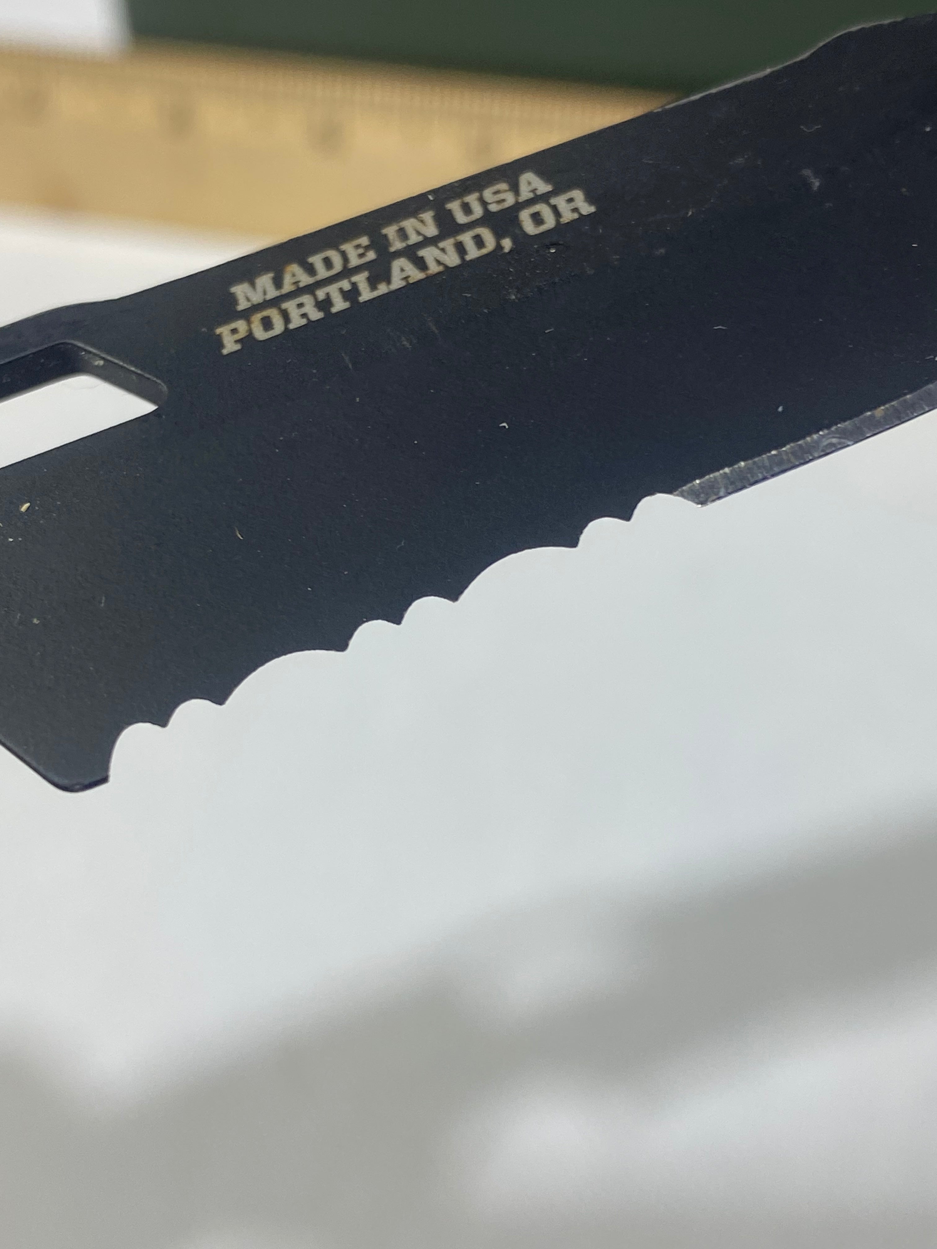 Gerber #-35. Order. Light usage. Dings on blade.