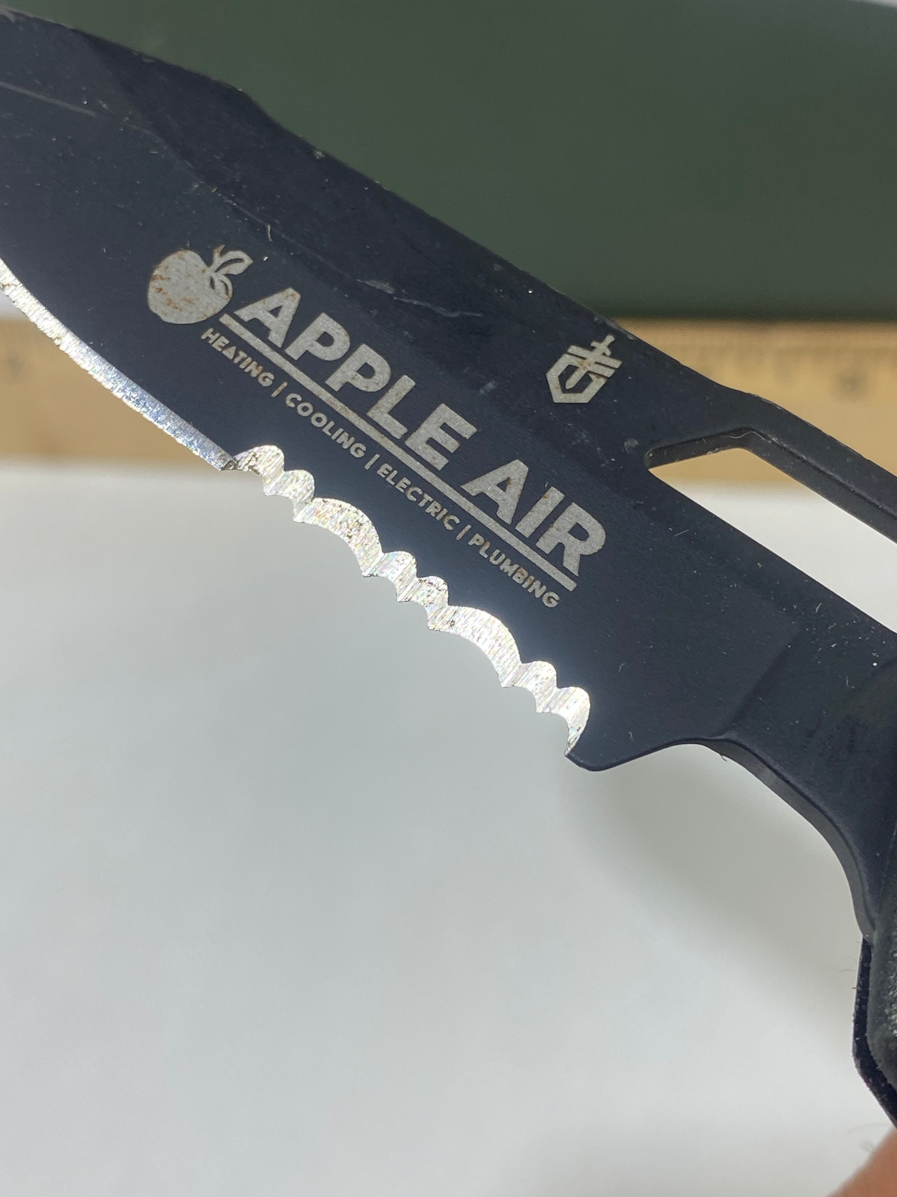 Gerber #-35. Order. Light usage. Dings on blade.