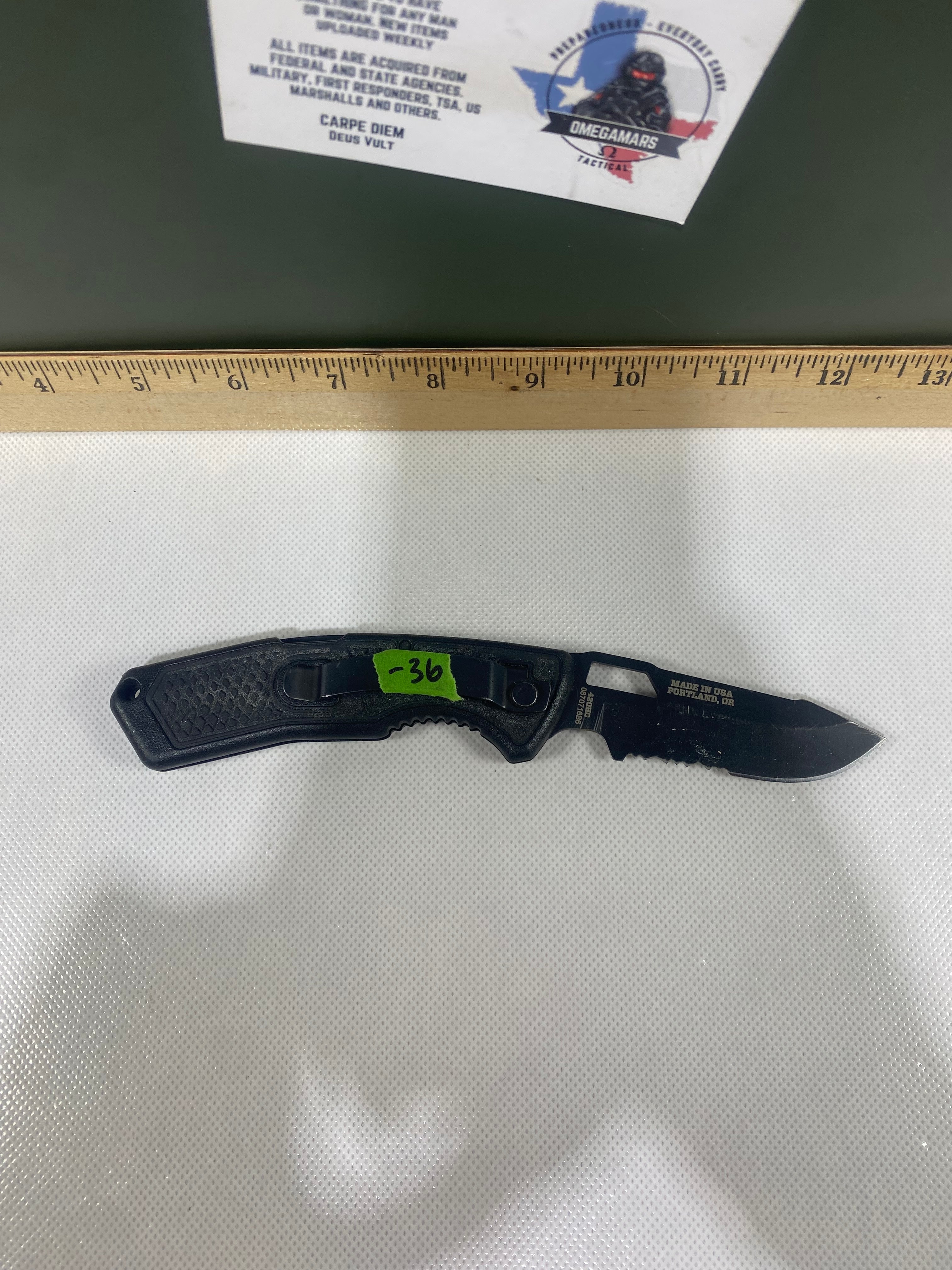 Gerber #-36. Order. Light usage.
