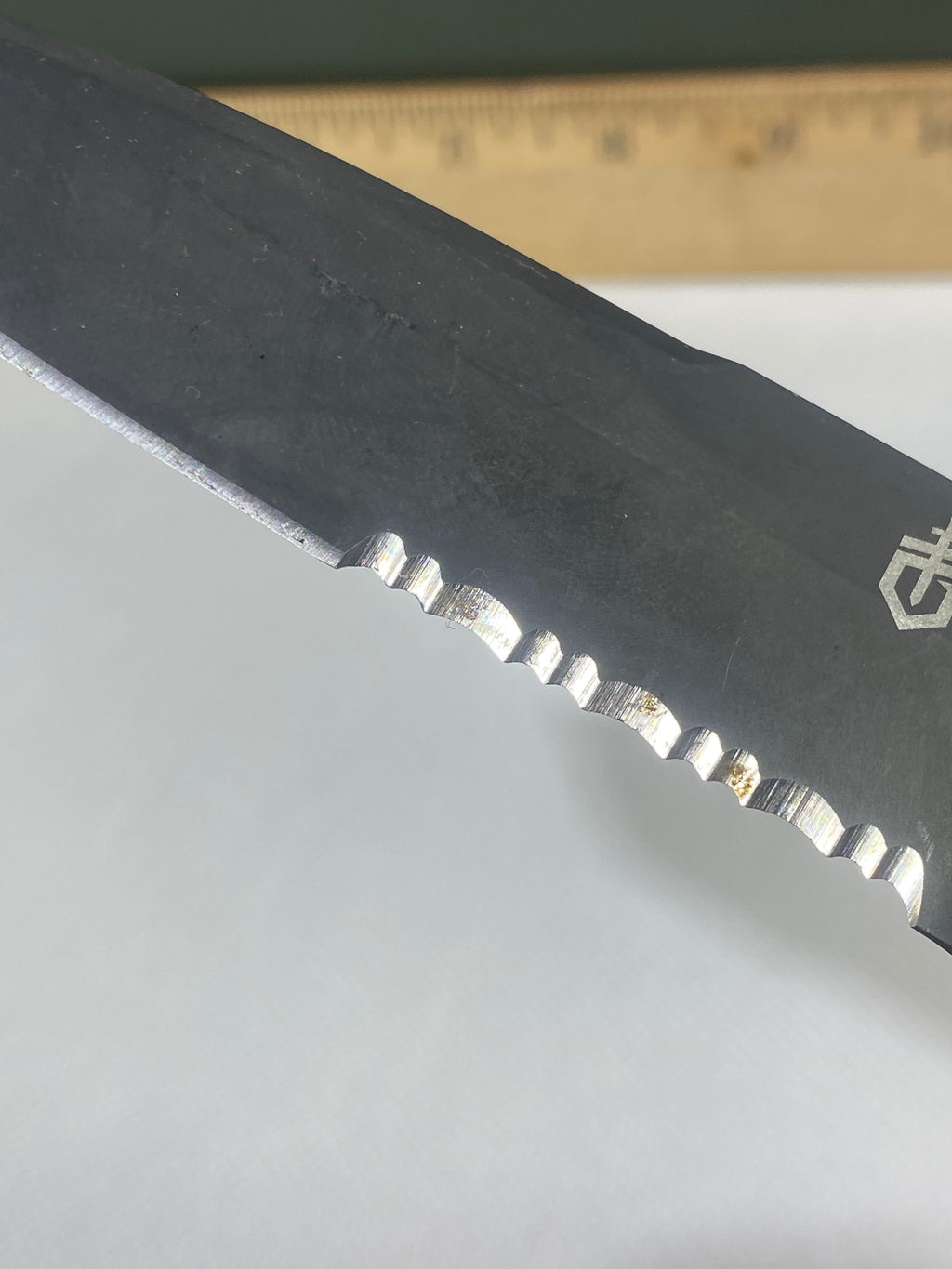Gerber #-39. Propel. Light usage. Pocket clip a little loose. Dings on blade.