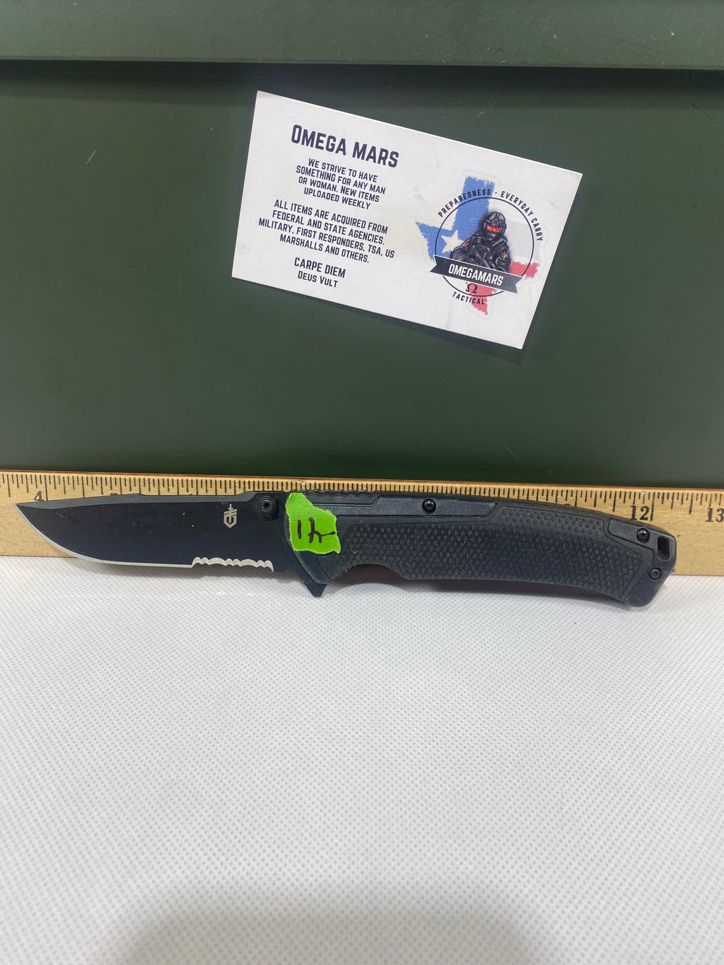 Gerber #-41. Decree. Light usage. Missing Pocket Clip.