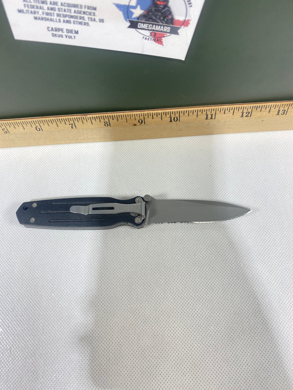 Gerber #-42. Applegate Fairbairn Mini Covert. Light usage.