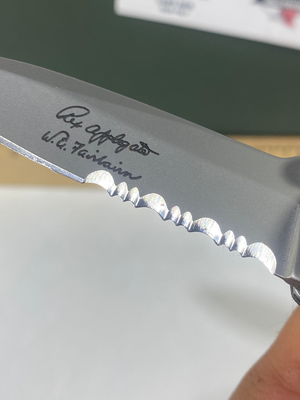 Gerber #-42. Applegate Fairbairn Mini Covert. Light usage.