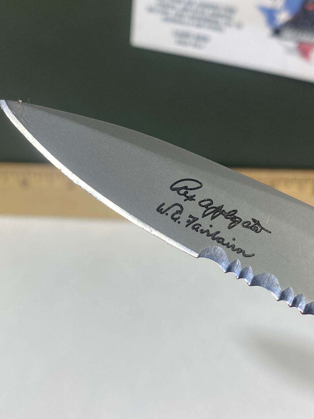 Gerber #-42. Applegate Fairbairn Mini Covert. Light usage.