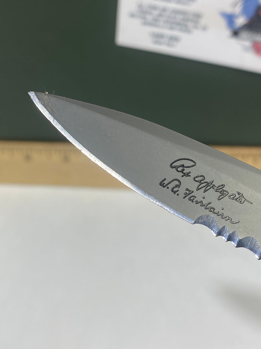Gerber #-42. Applegate Fairbairn Mini Covert. Light usage.