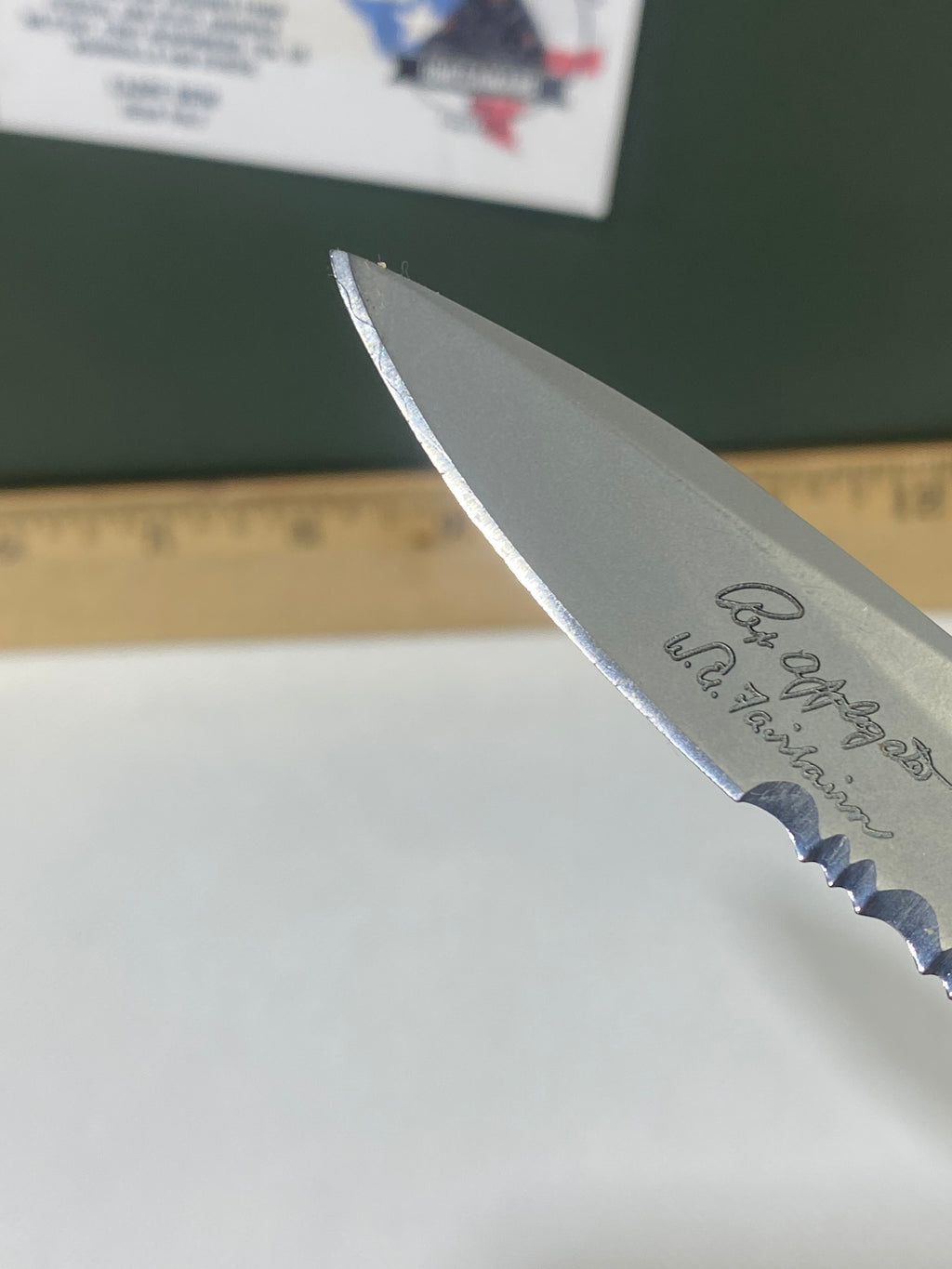 Gerber #-42. Applegate Fairbairn Mini Covert. Light usage.
