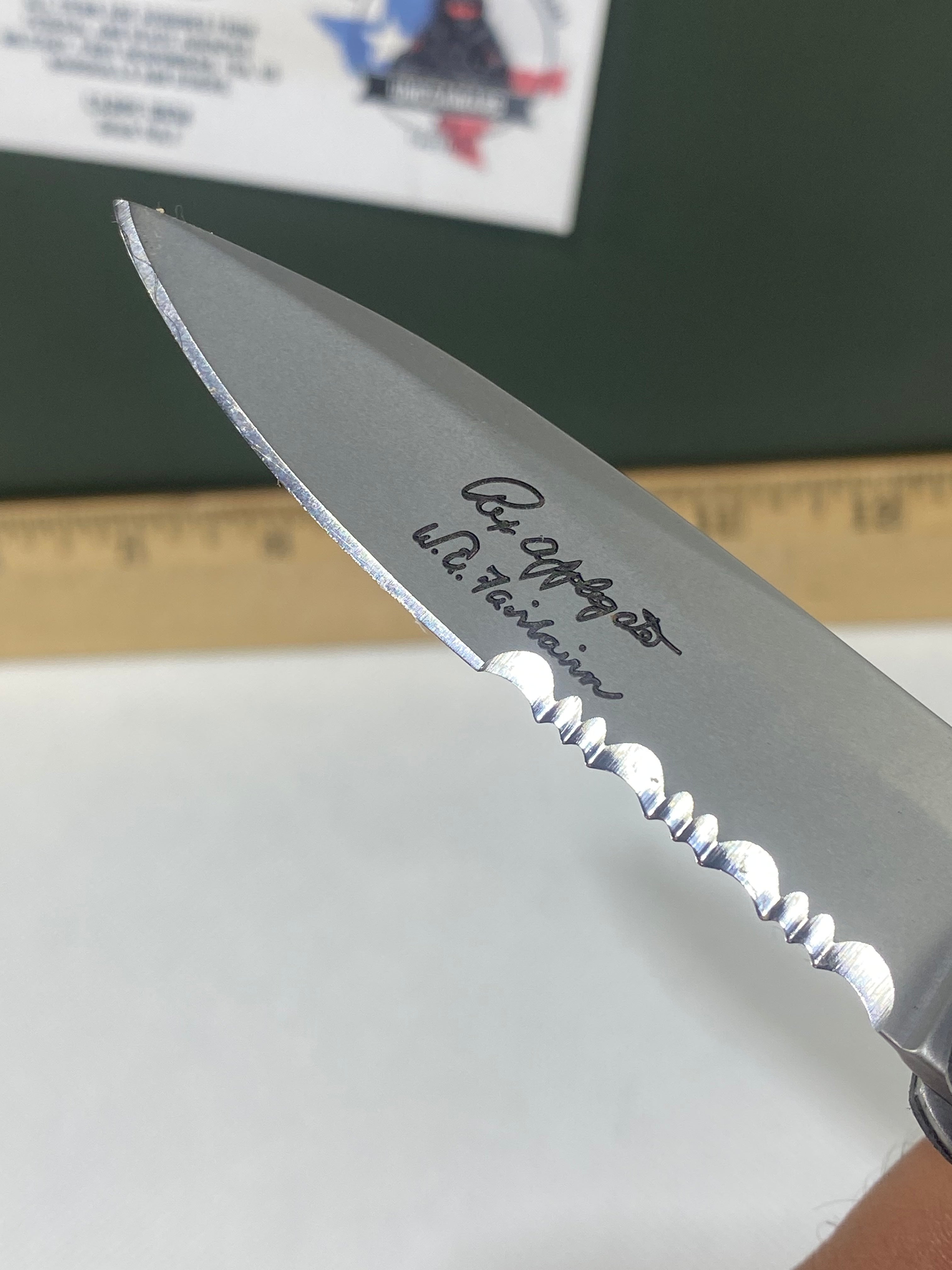 Gerber #-42. Applegate Fairbairn Mini Covert. Light usage.
