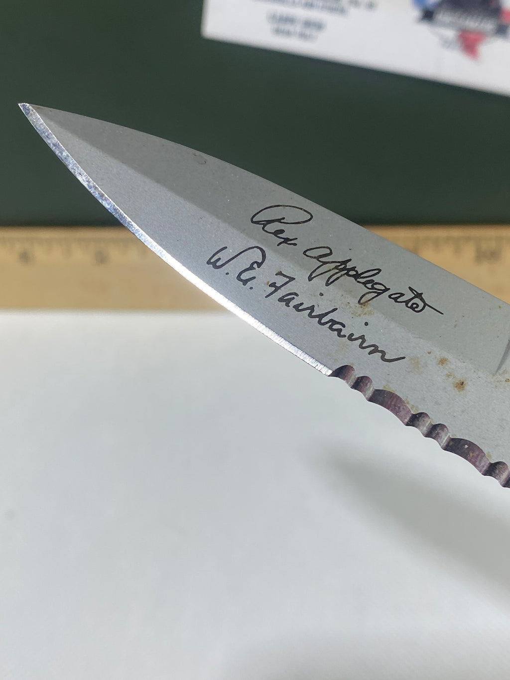 Gerber #-43. Applegate Fairbairn Covert. Light usage. Dirty.