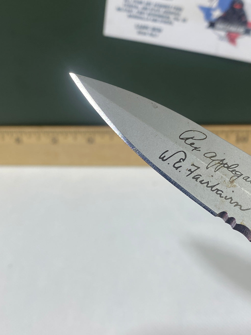 Gerber #-43. Applegate Fairbairn Covert. Light usage. Dirty.