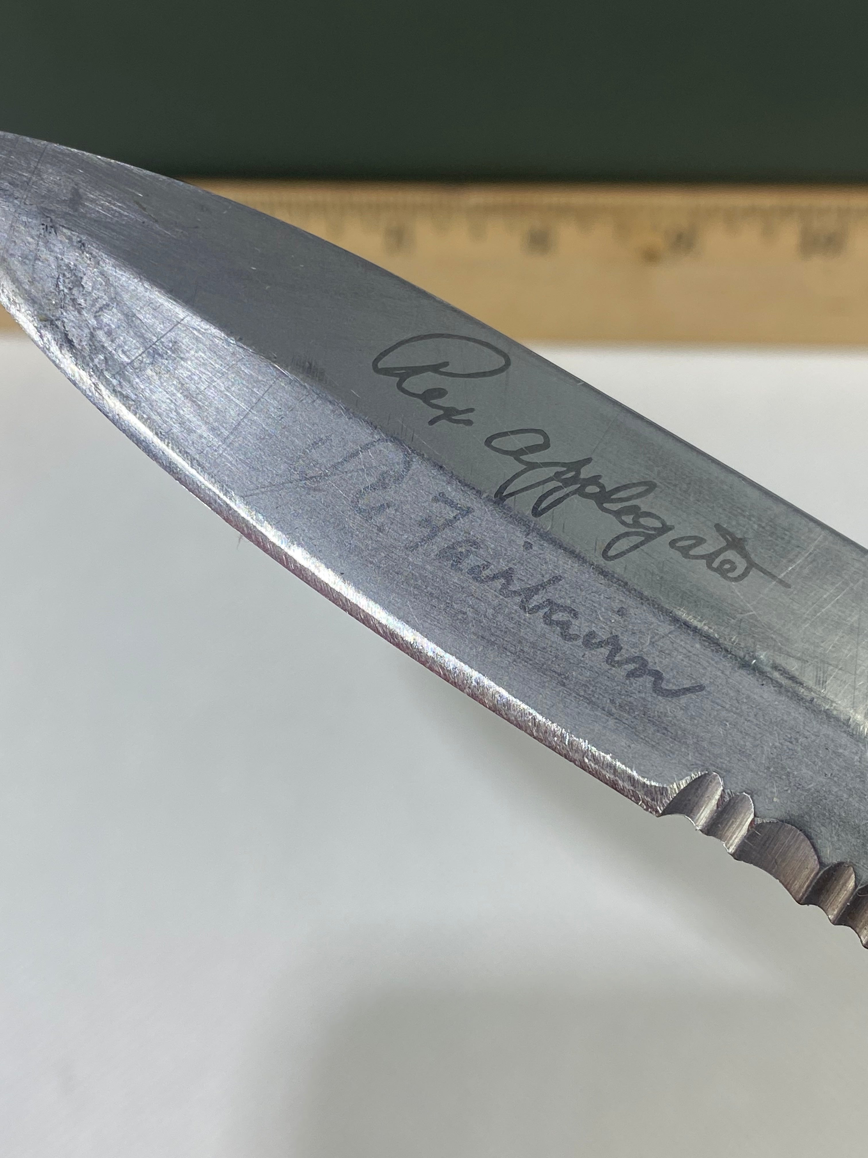 Gerber #-44. Applegate-Fairbairn Combat Folder. Light usage. Resharpened.