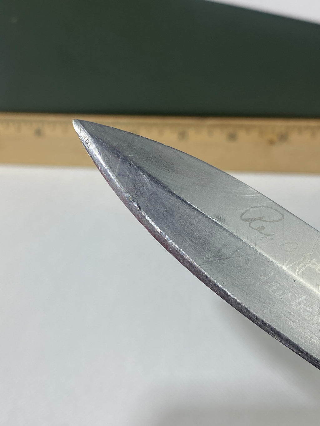 Gerber #-44. Applegate-Fairbairn Combat Folder. Light usage. Resharpened.