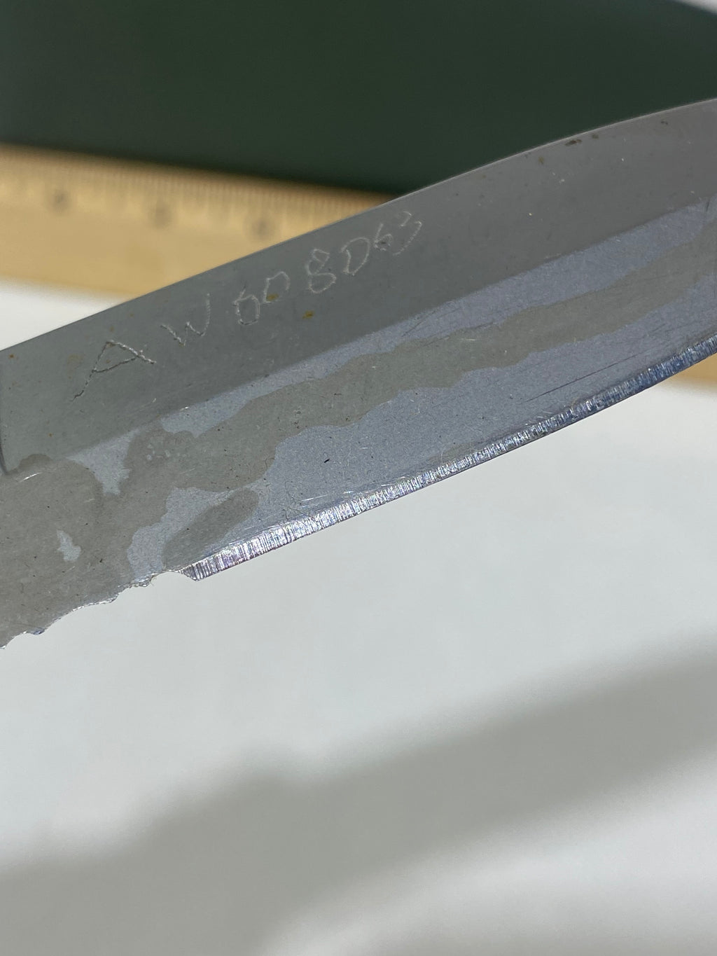 Gerber #-45. Applegate-Fairbairn Combat Folder. Light usage. Dirty. Blade has someone's name scratched on it.