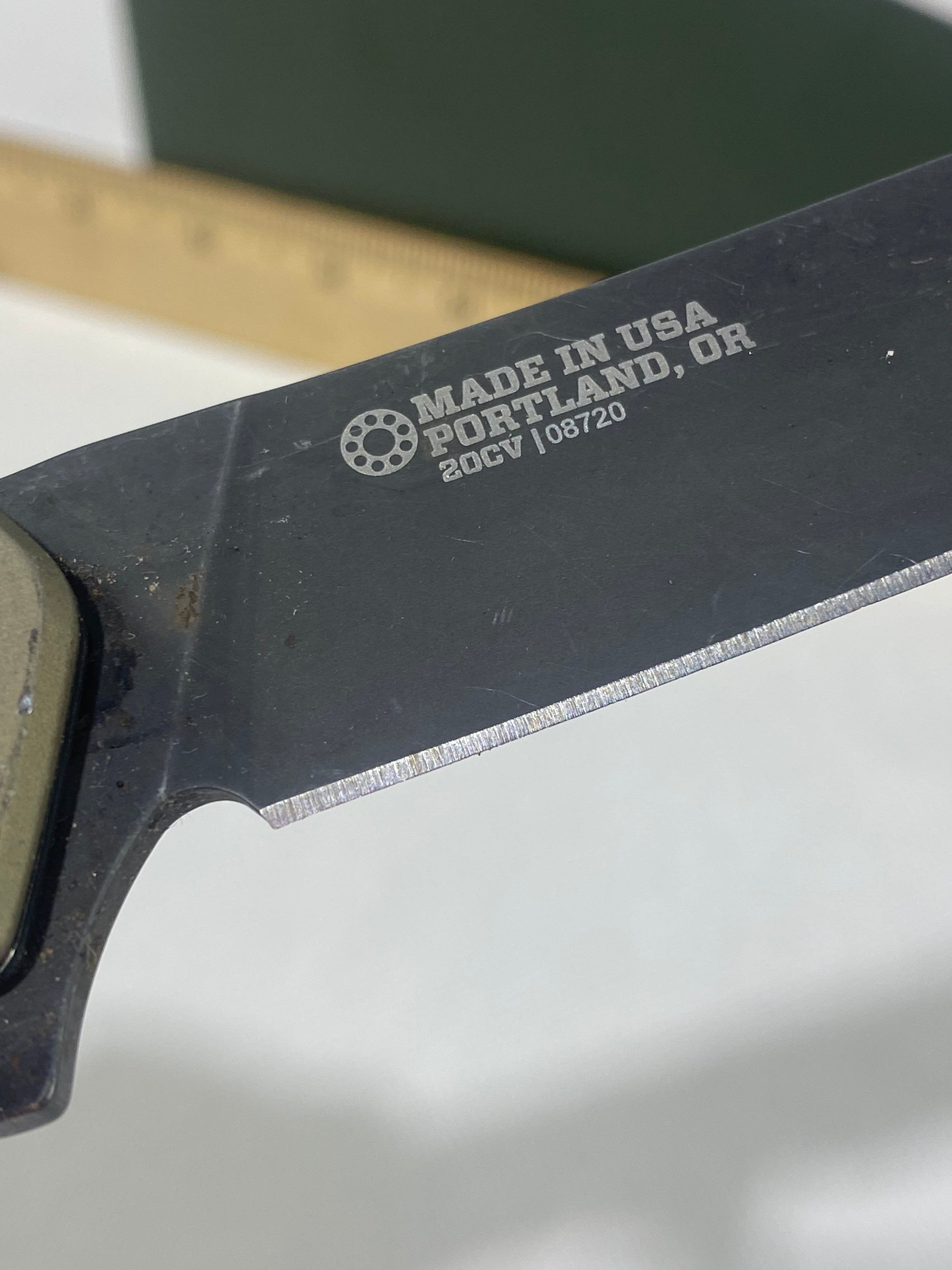 Gerber #-46. Fastball Cleaver. Light usage. Missing Pocket Clip.