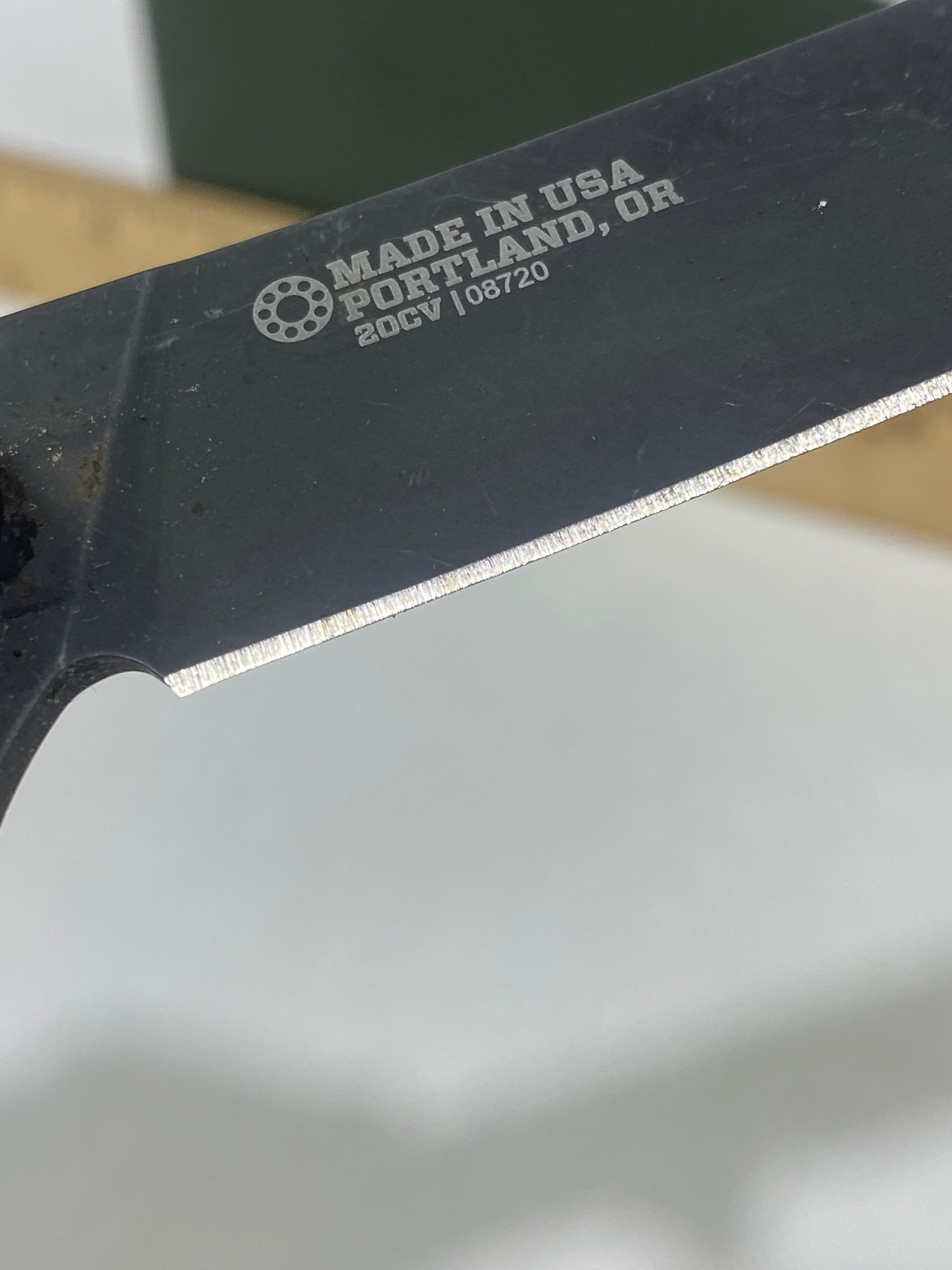 Gerber #-46. Fastball Cleaver. Light usage. Missing Pocket Clip.