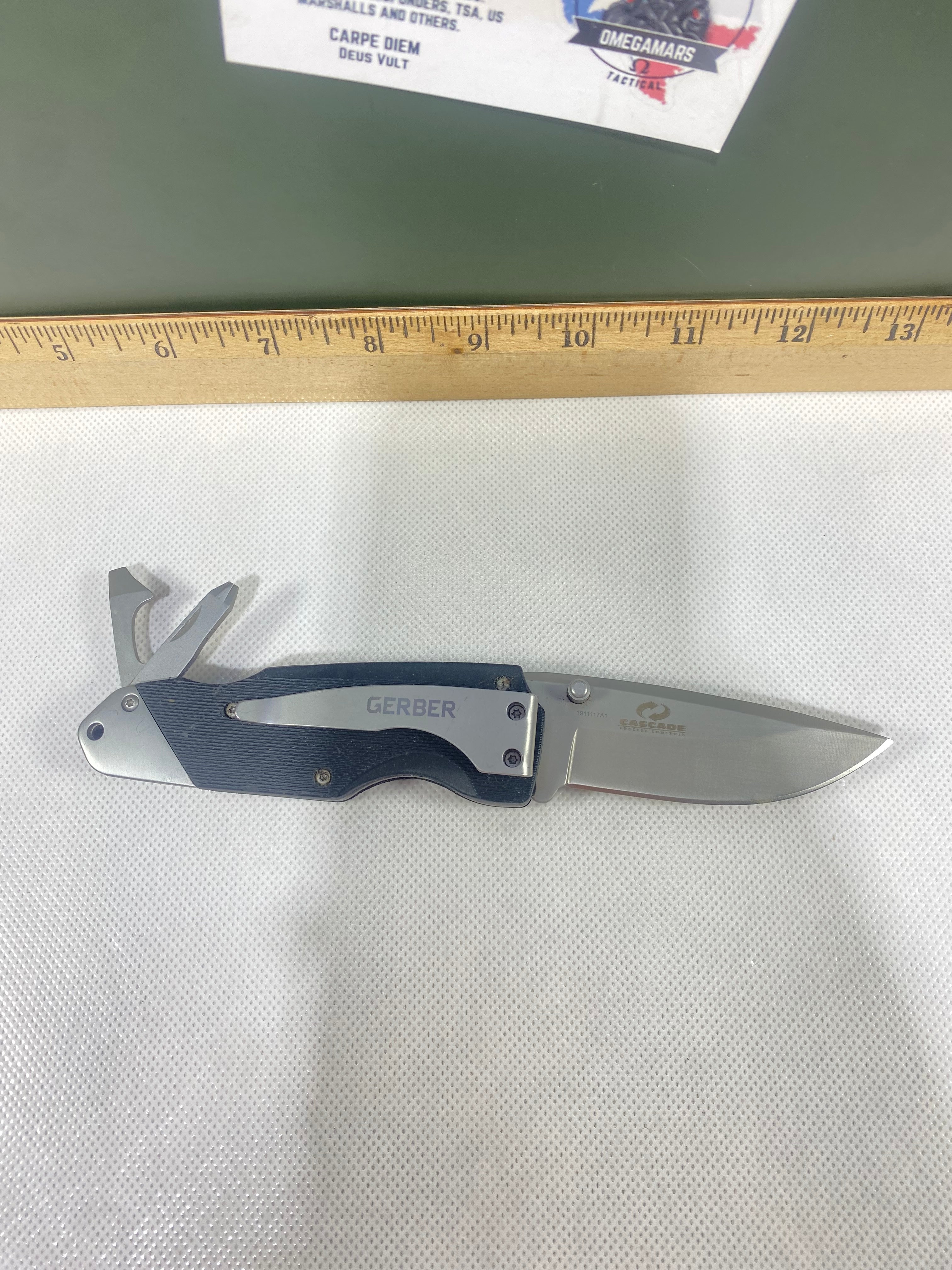 Gerber #-51. Obsidian. Light usage.
