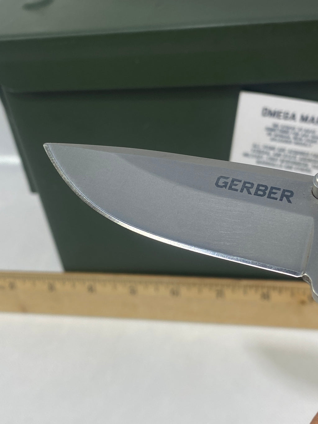 Gerber #-51. Obsidian. Light usage.