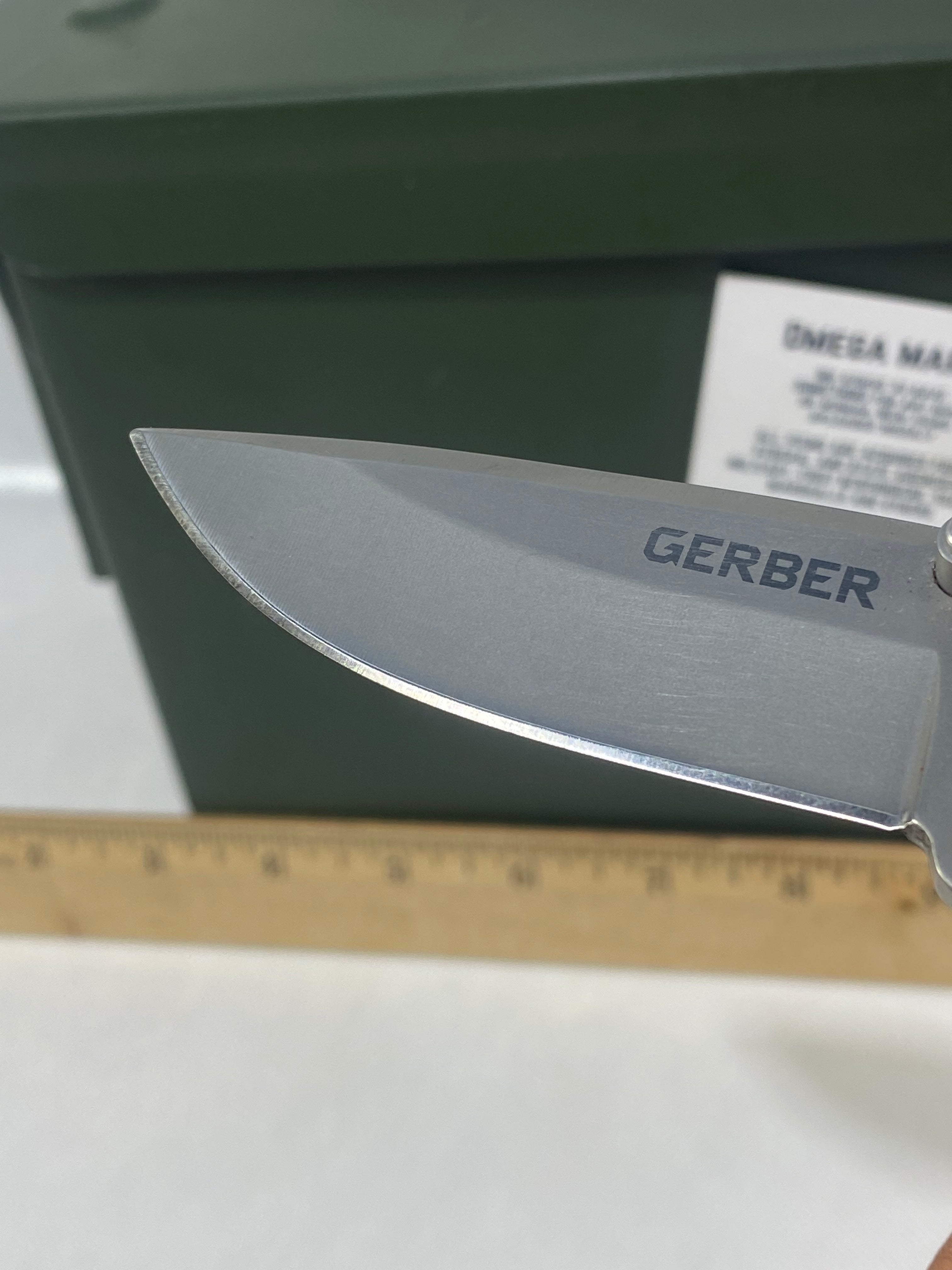 Gerber #-51. Obsidian. Light usage.