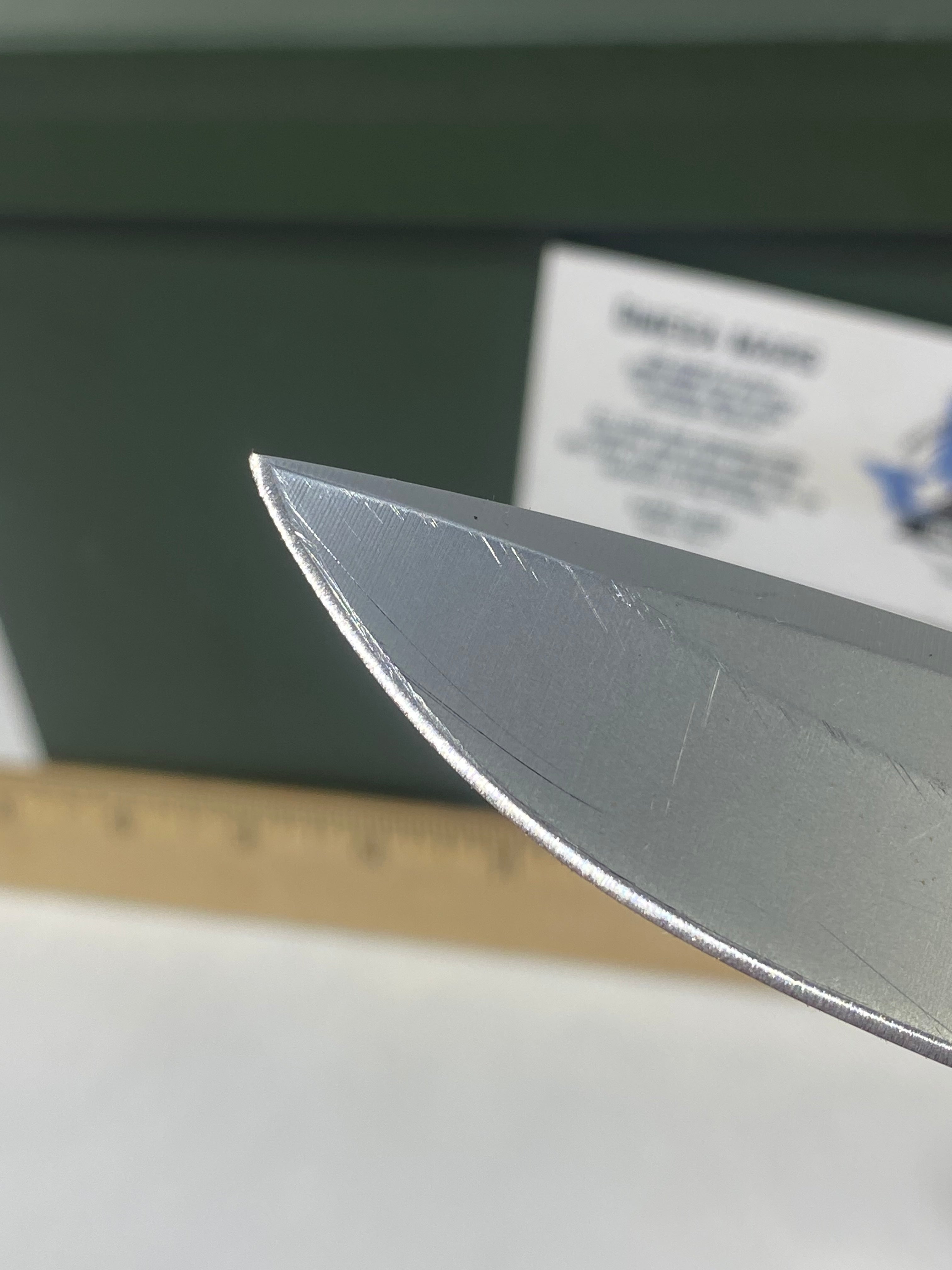 Gerber #-52. Obsidian. Light usage. Resharpened.