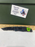 Gerber #-56. Answer F.A.S.T. Light usage. Chips on blade.