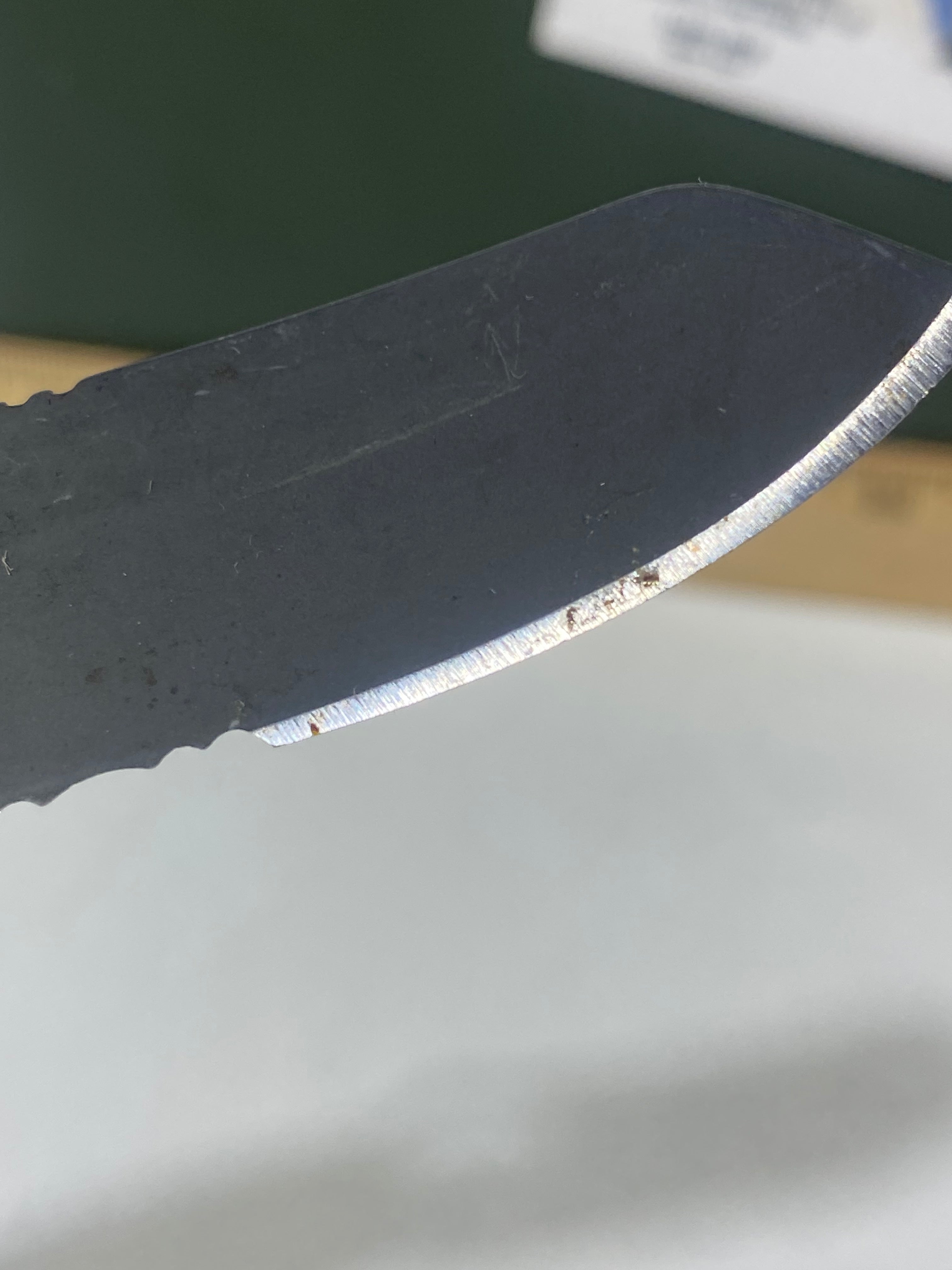 Gerber #-60. E-Z Out DPSF. Light usage. Dings on blade. Dirty.