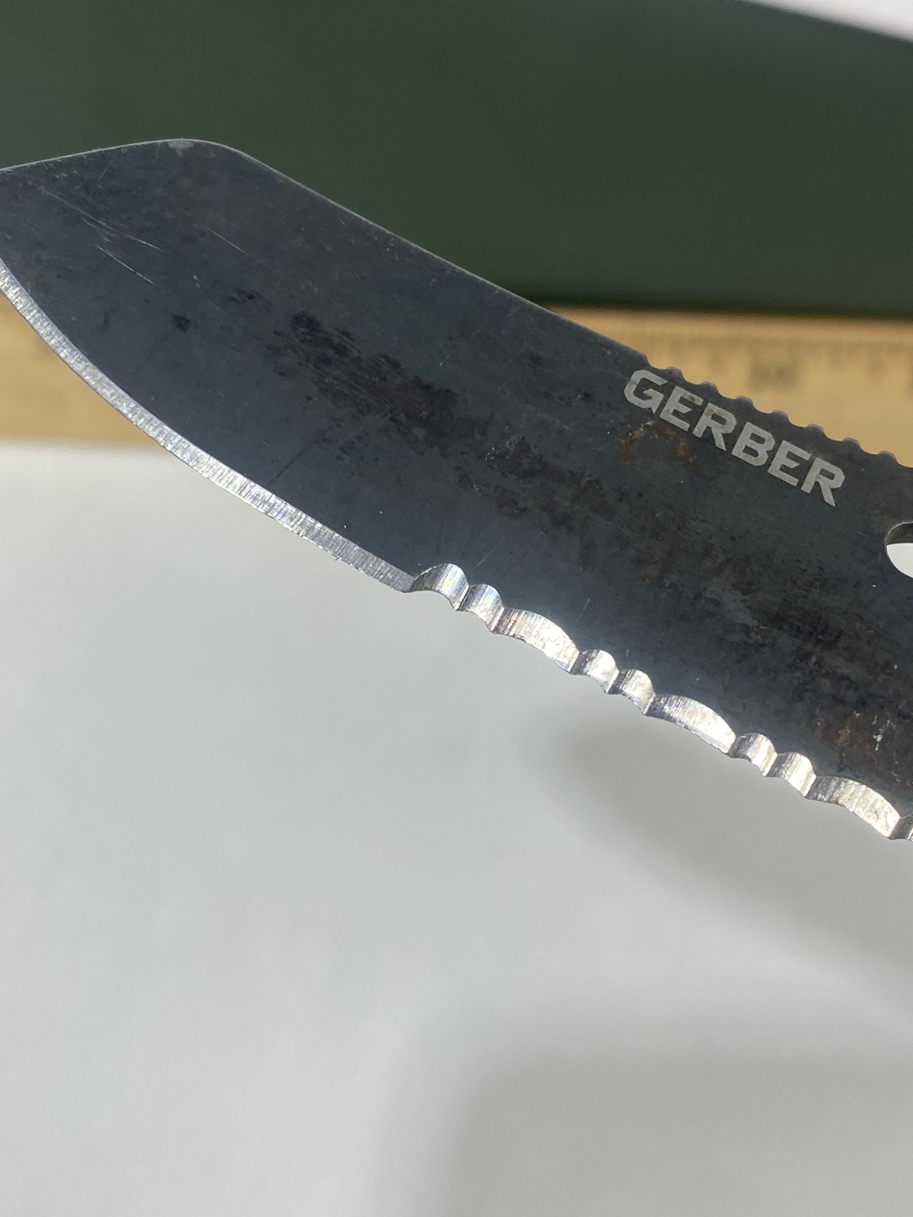 Gerber #-62. E-Z Out DPSF. Light usage. Dirty.