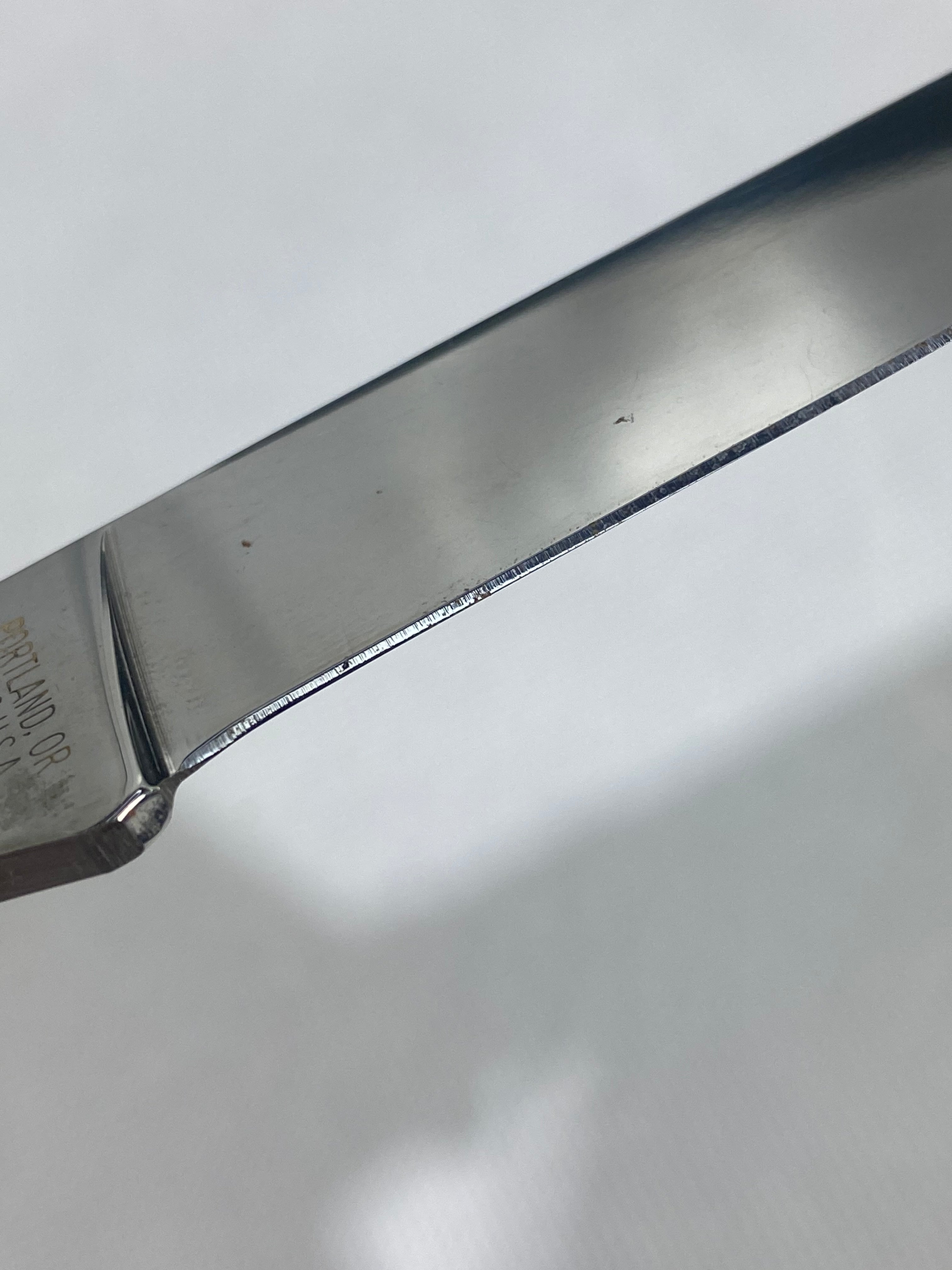 Gerber #-65. Vintage Sportsman Lock Back. Light usage. Little dirty.